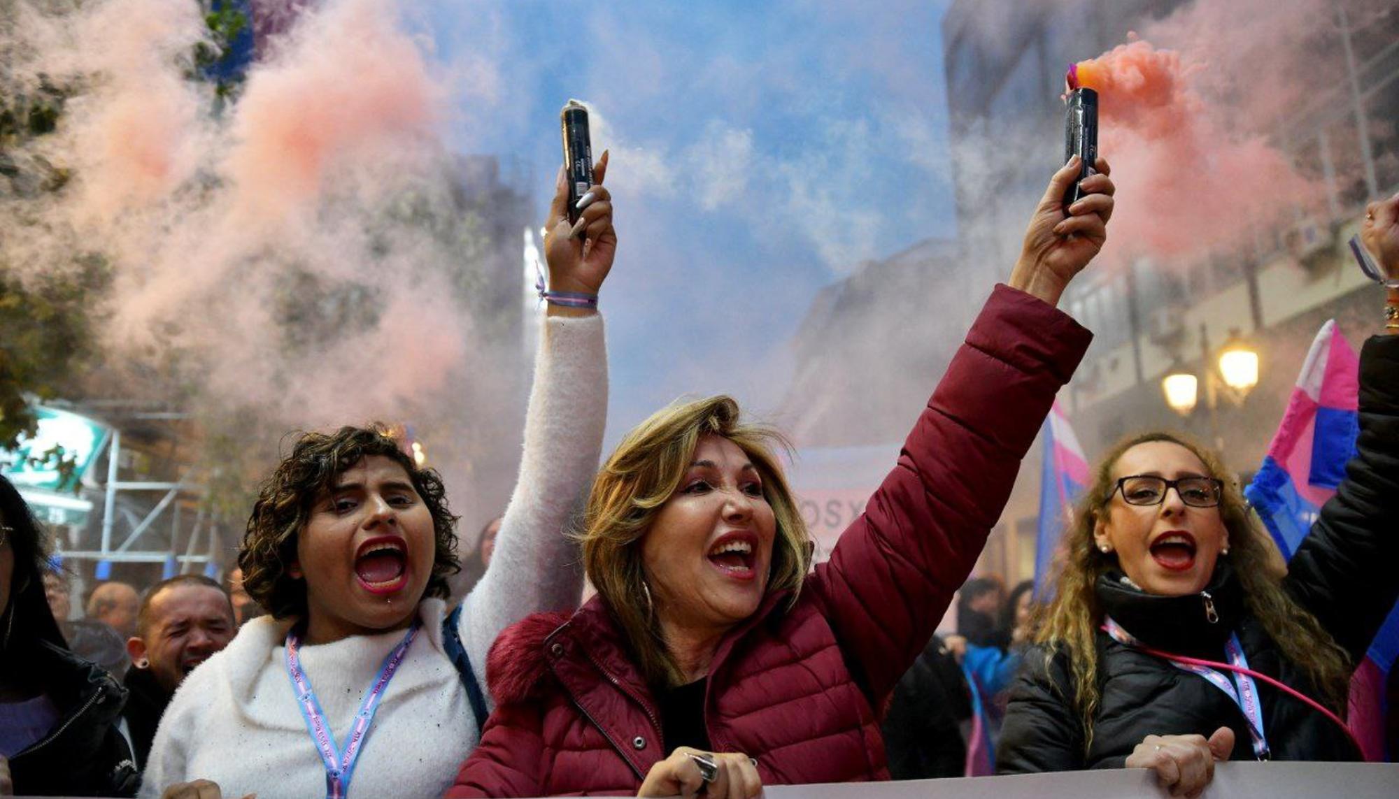 Manifestación 10 de diciembre Ley Trans - 2