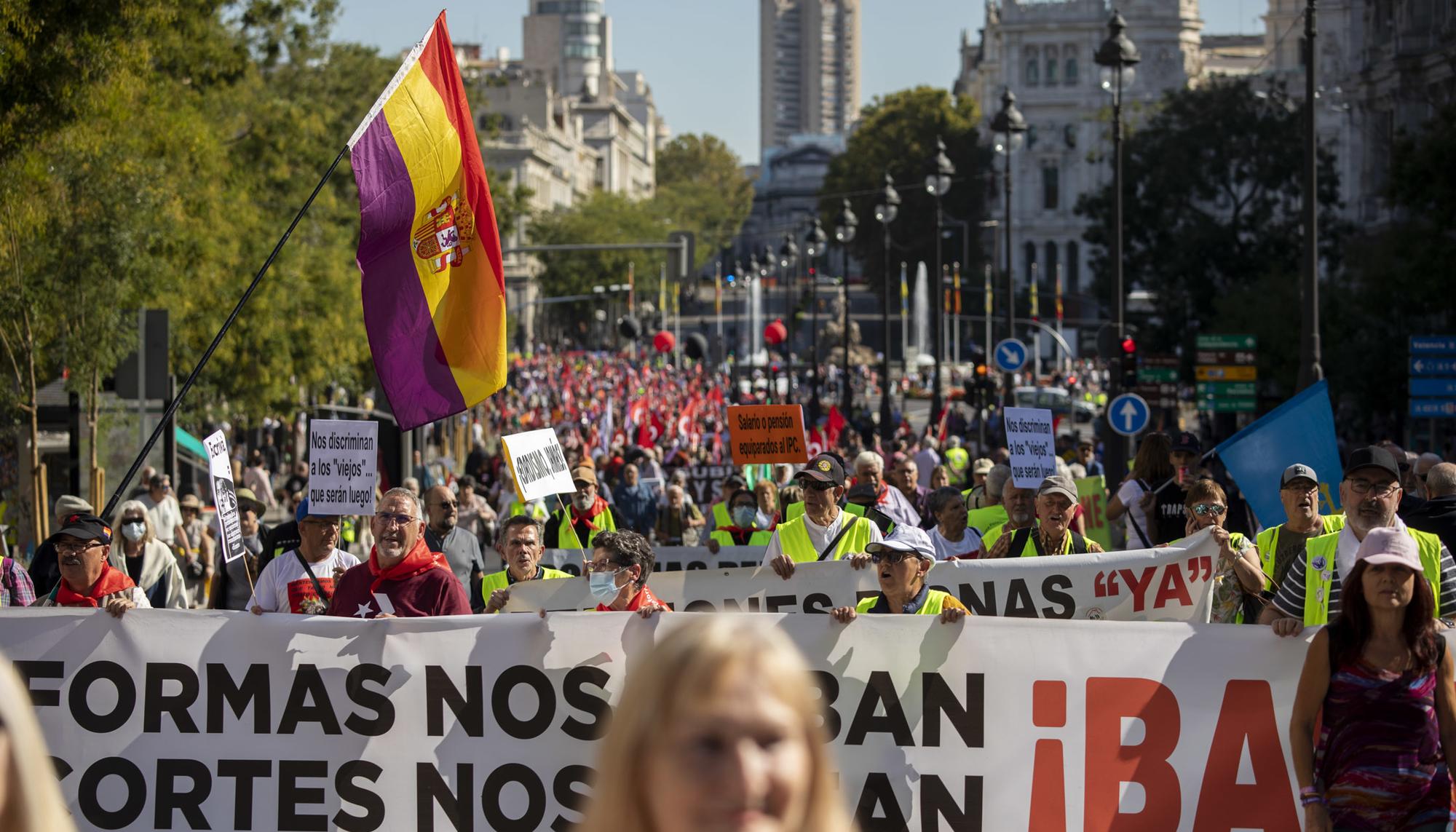 Manifestación subida de pensiones IPC - 5