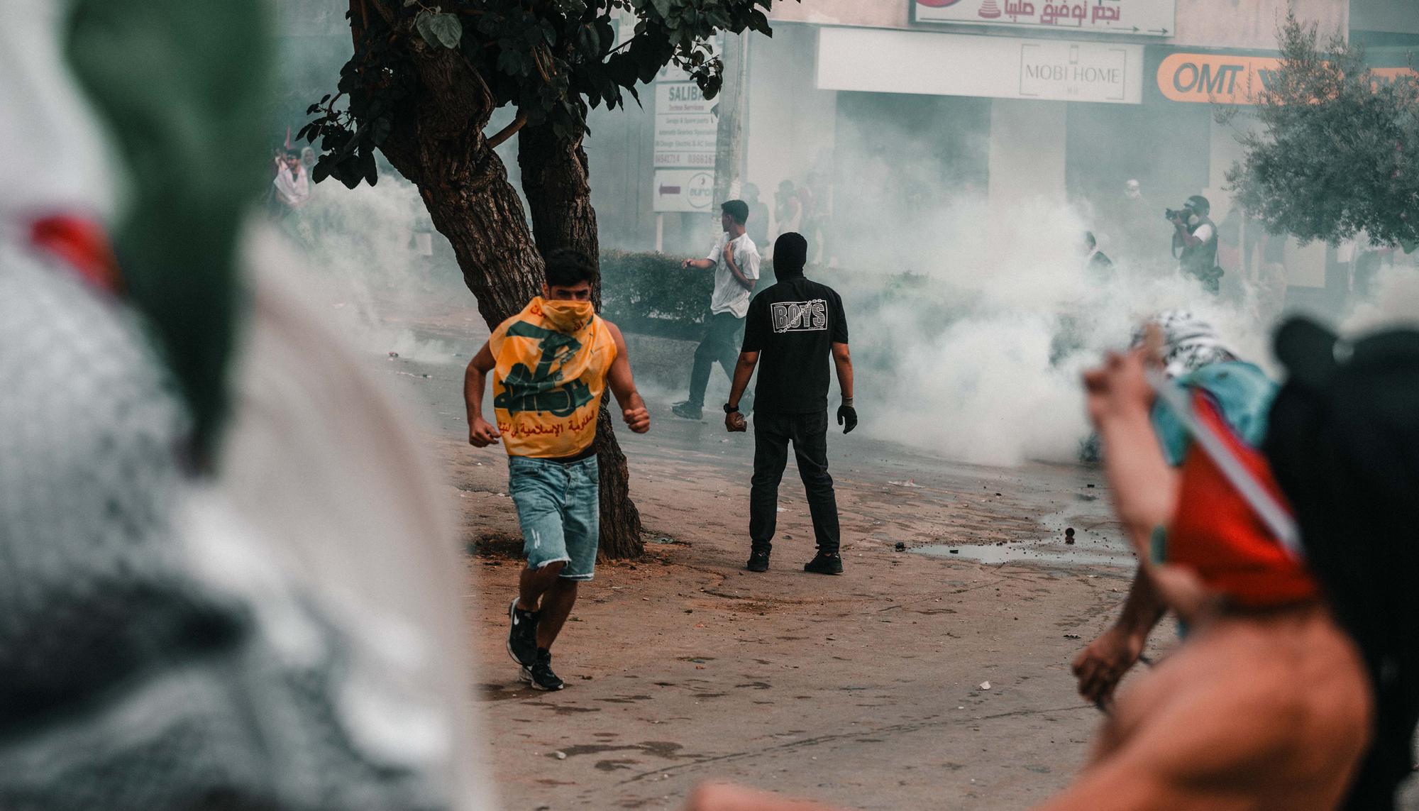 Beirut, protestas bombardeo Gaza - 9