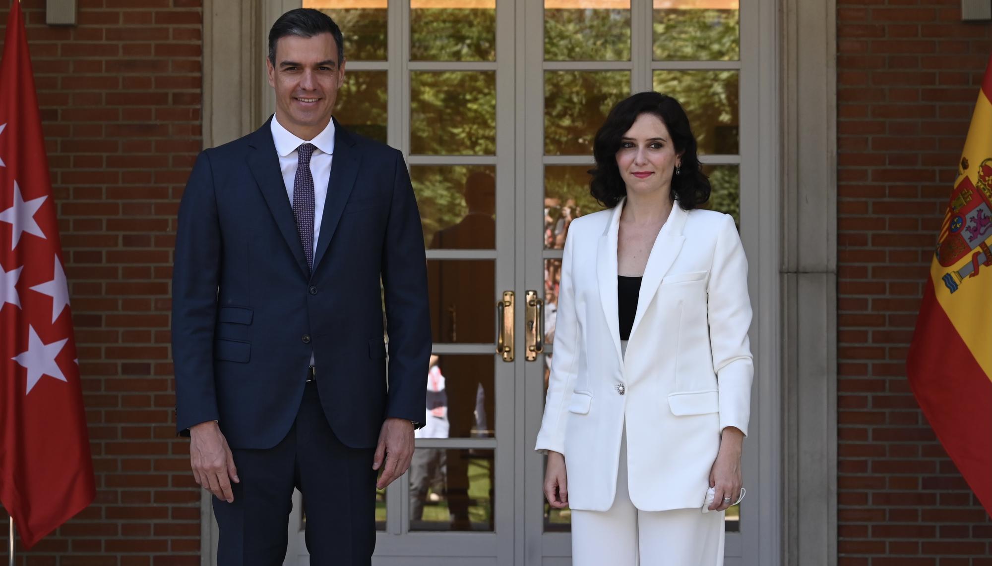 Pedro Sánchez e Isabel Díaz Ayuso. Julio 2021