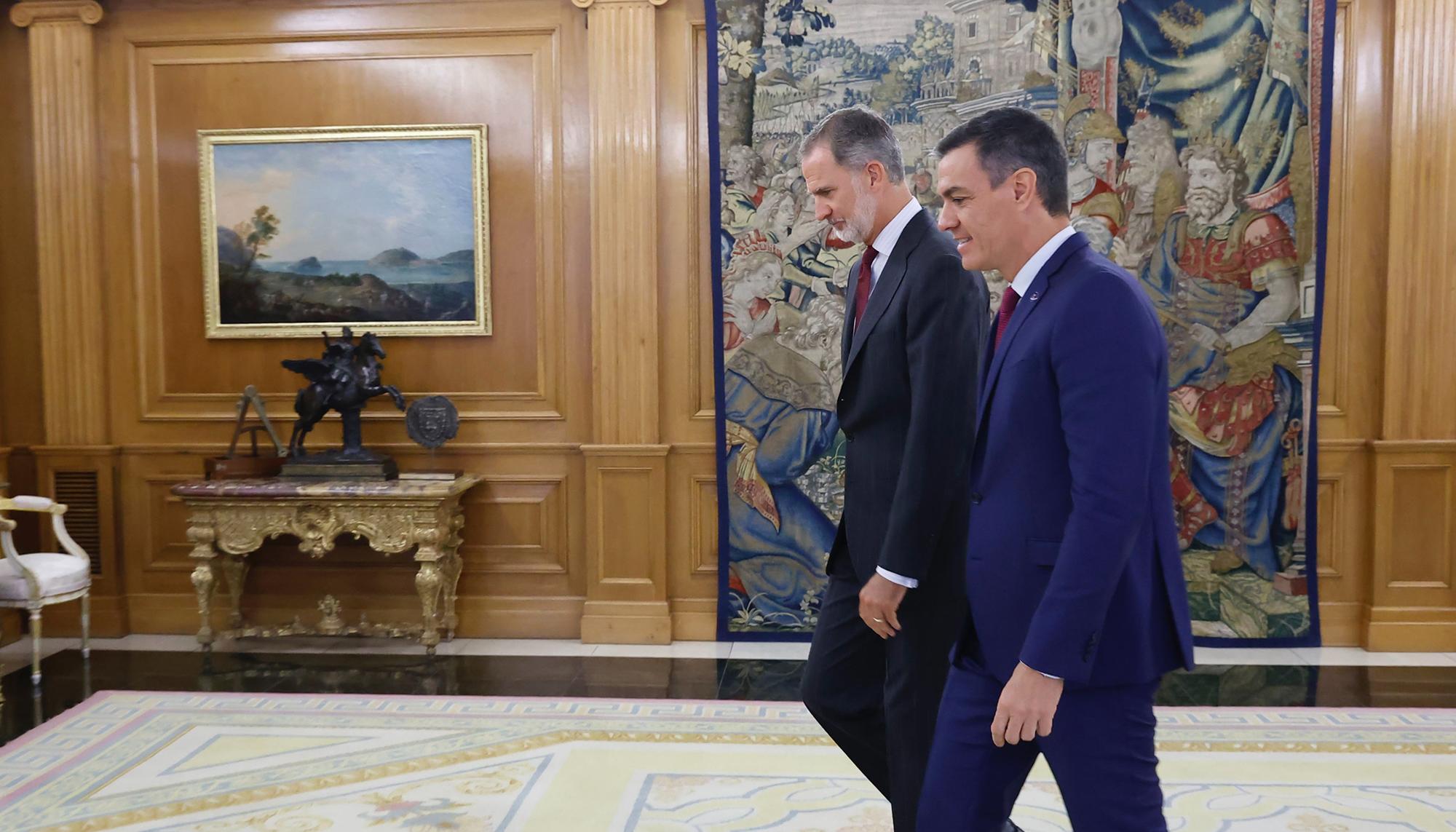 SM El Rey recibe a Pedro Sánchez 2