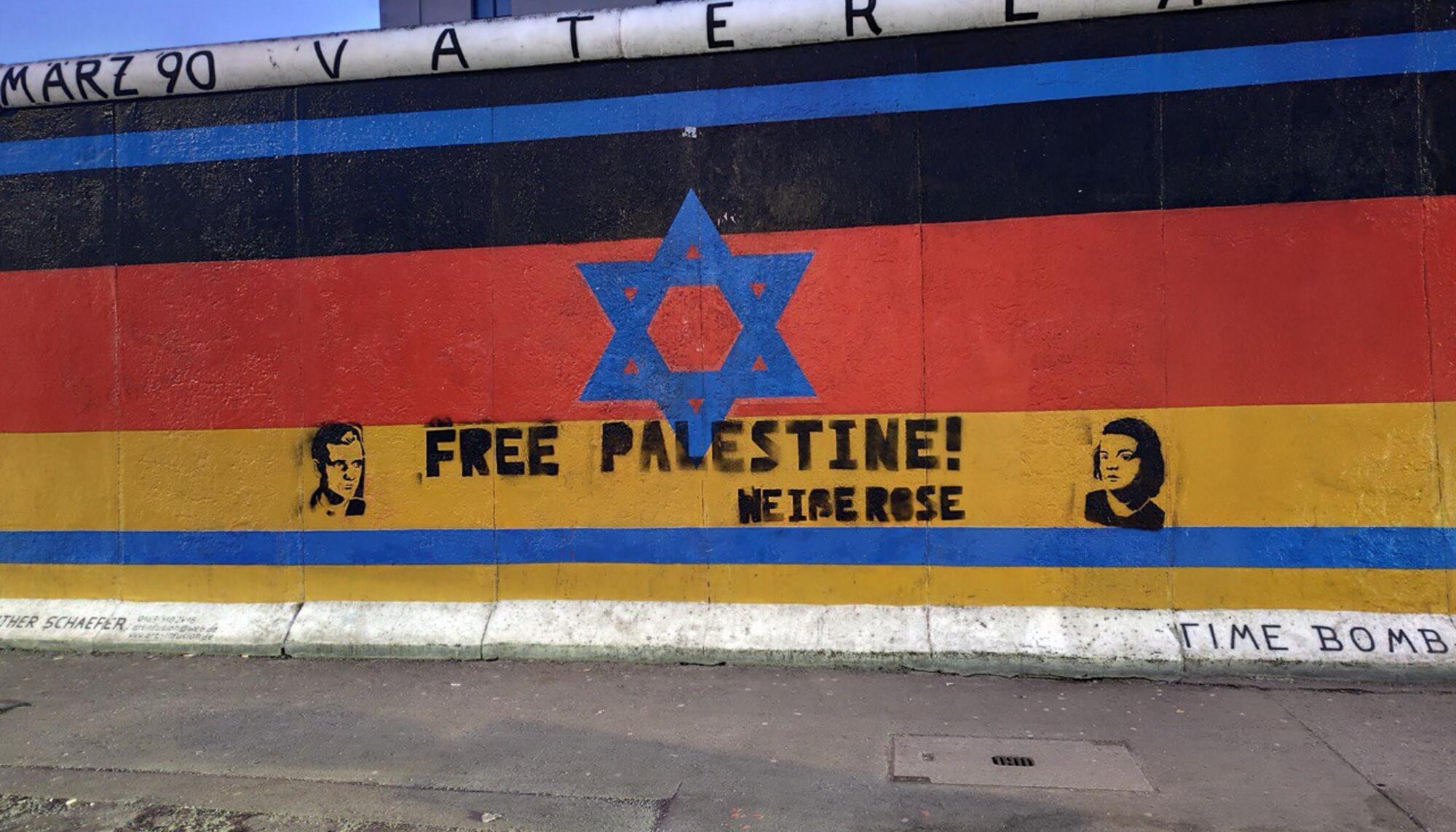 Acción muro berlín