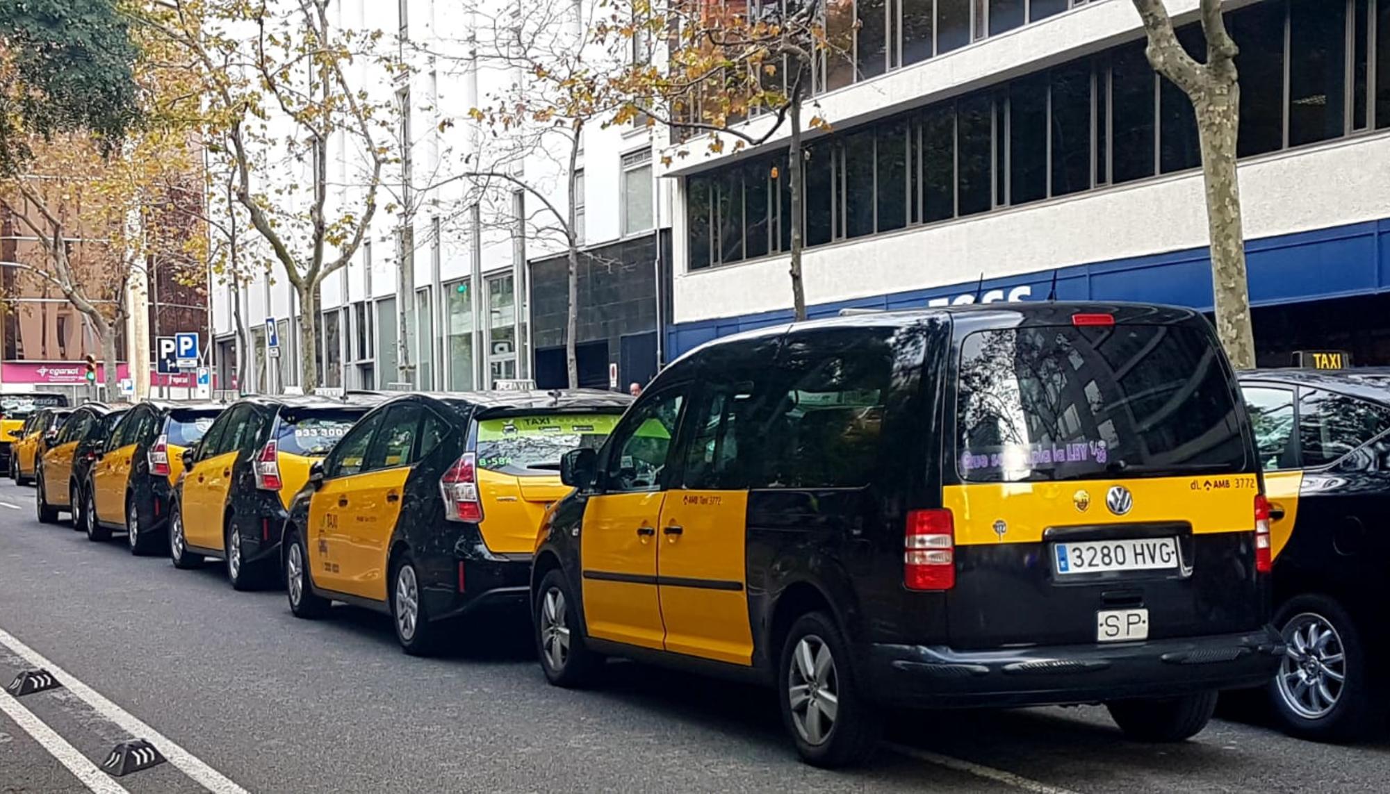 Huelga taxis Barcelona