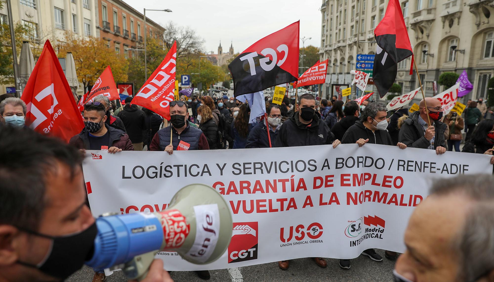 CGT Manifestación ADIF