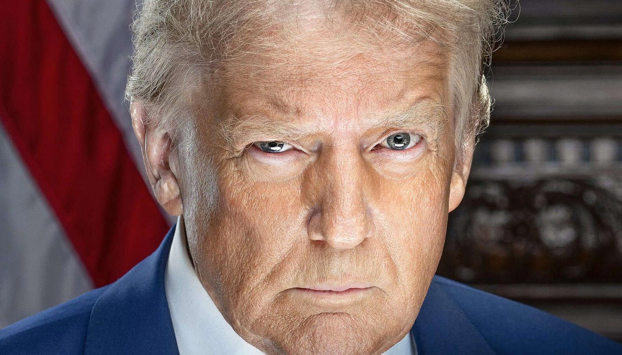 Donald Trump retrato oficial 2025