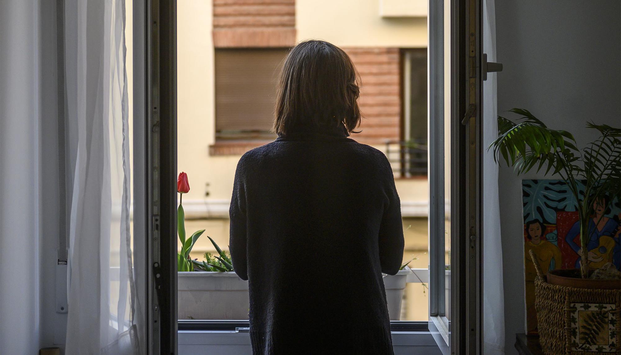 Mujer en la ventana