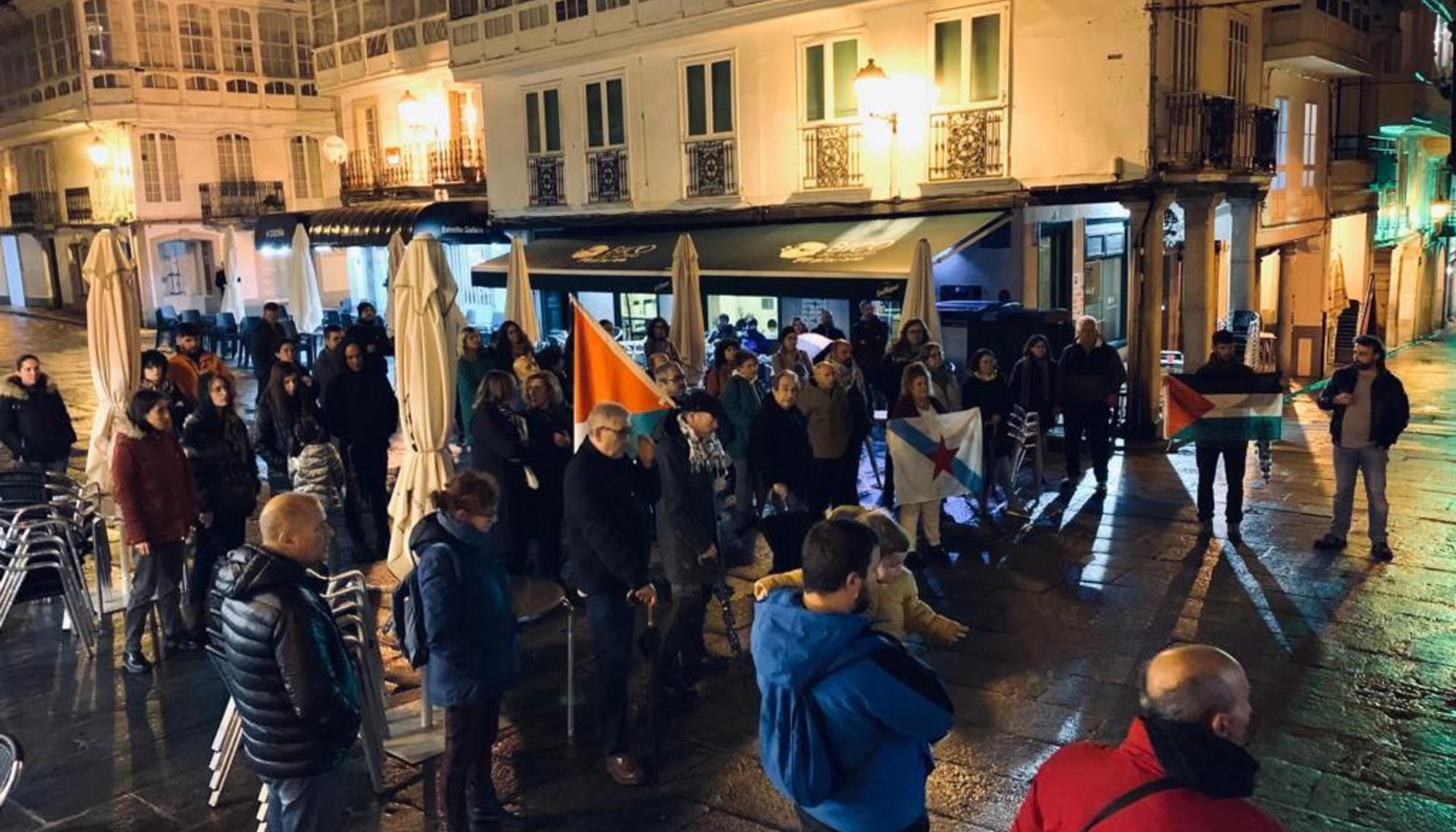Manifestación palestina galiza 6 de novembro - 2