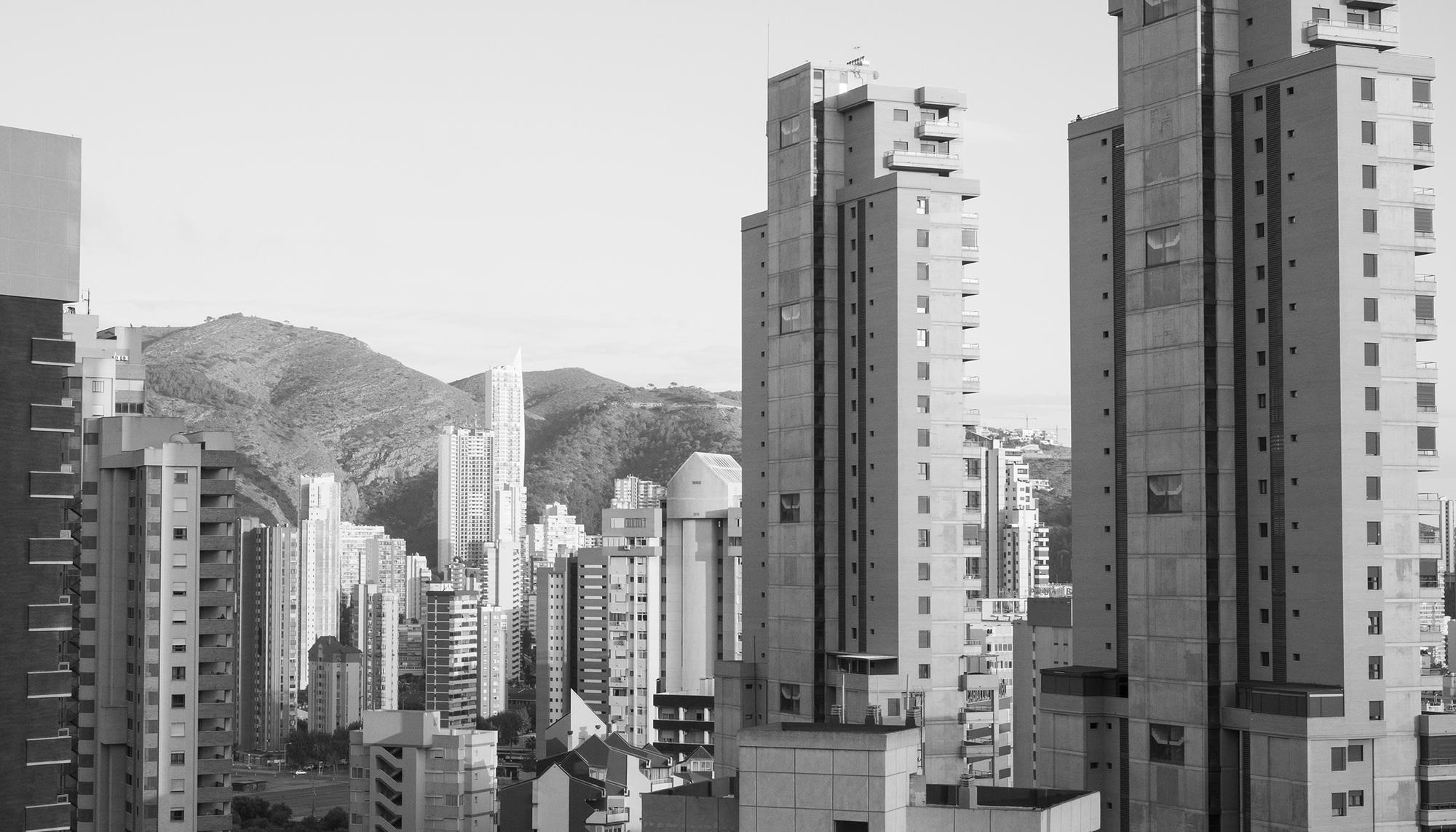 Benidorm desde los apartamentos Don Salva, en 2016