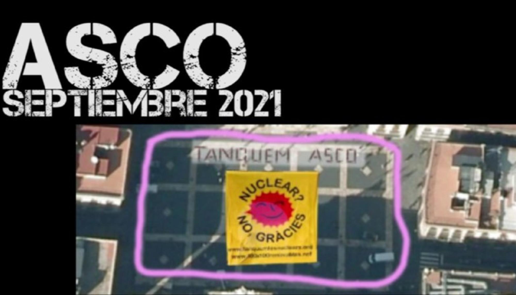 Tanquem Ascó. Fecha de fin de licencia: septiembre 2021