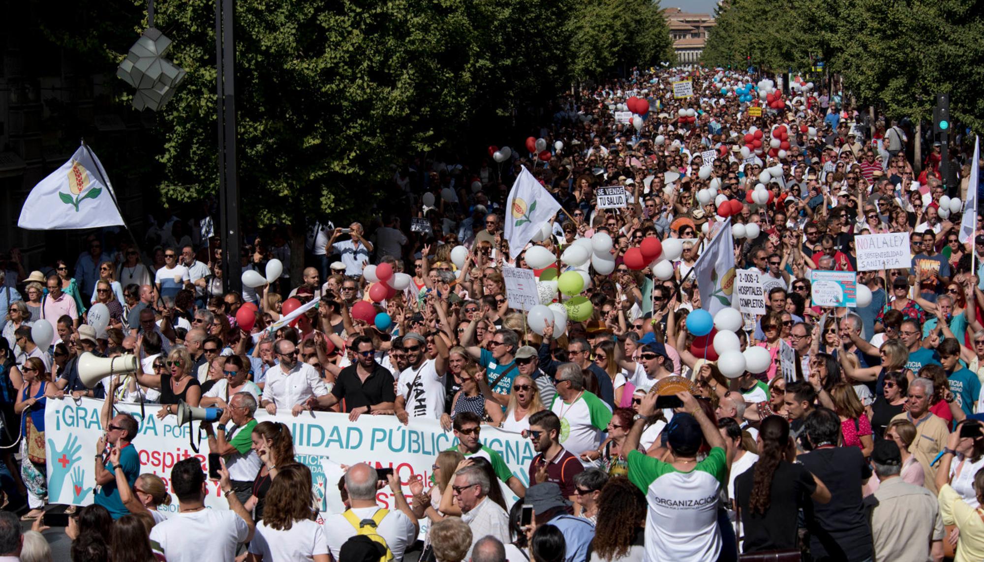 Manifestación Sanidad 