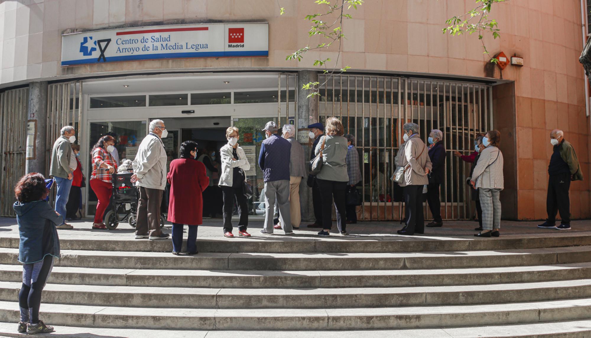 Vacunación coronavirus en Moratalaz