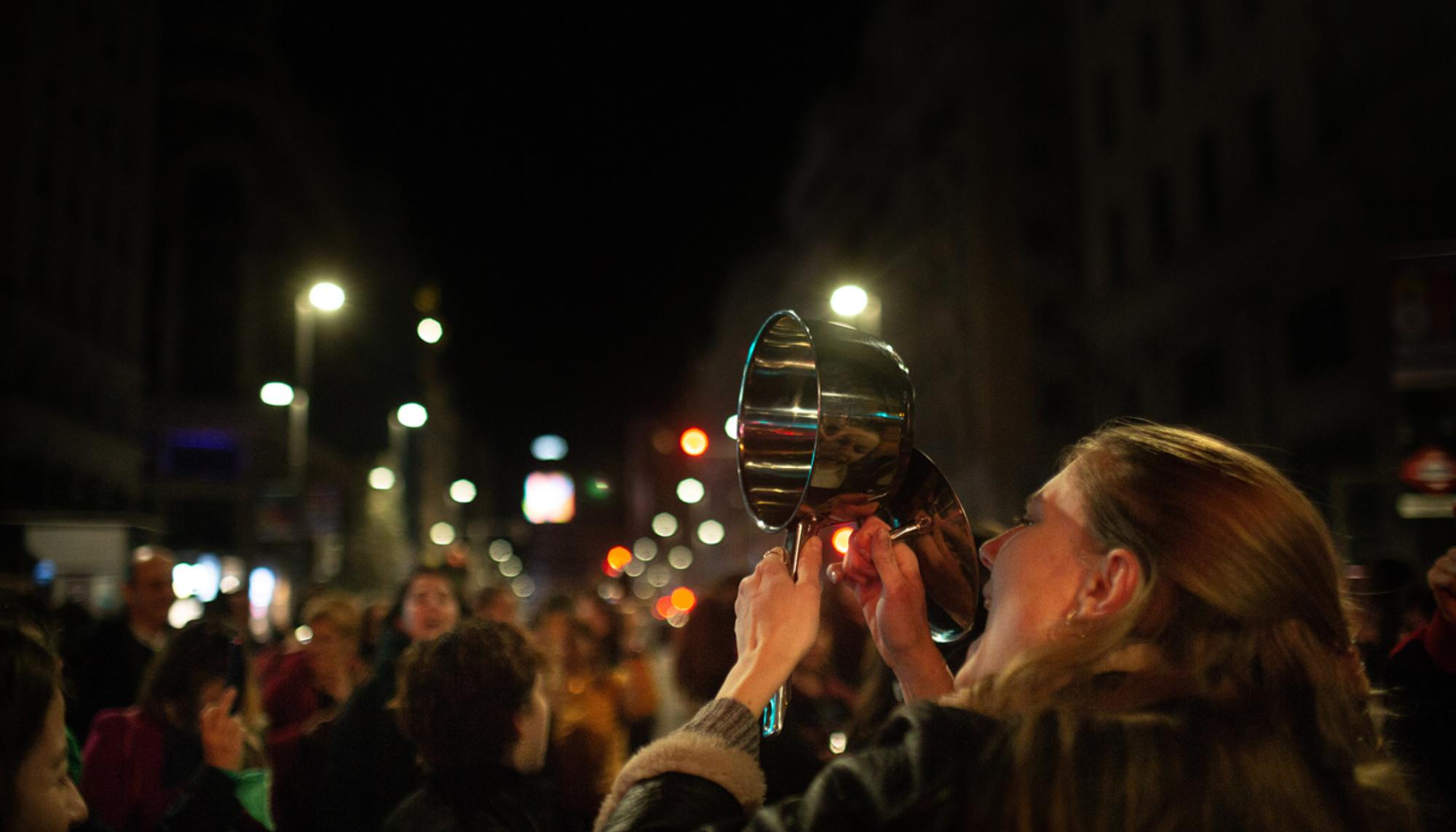 Caceralada por el 8M n la Puerta del Sol, Madrid - 20