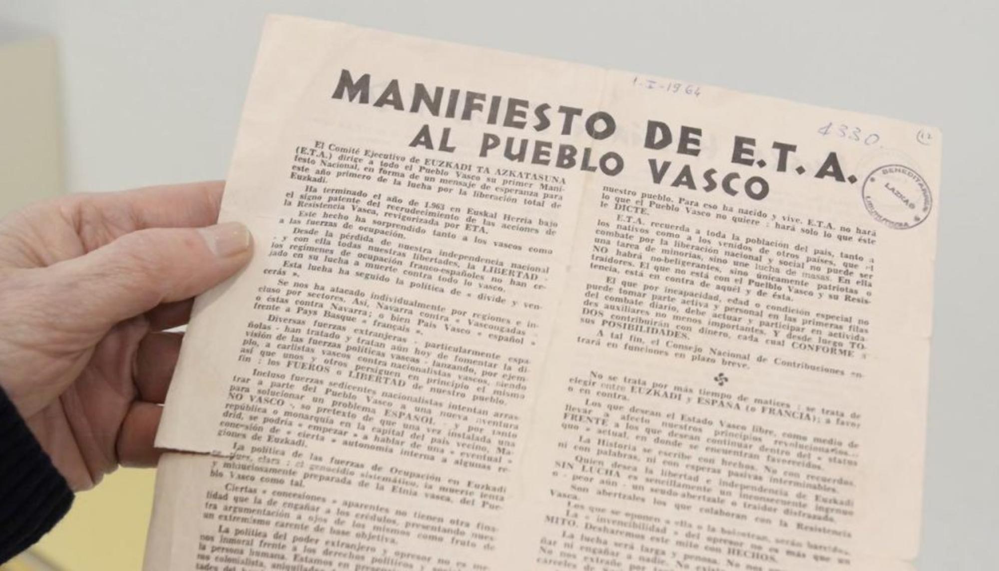 Manifiesto ETA