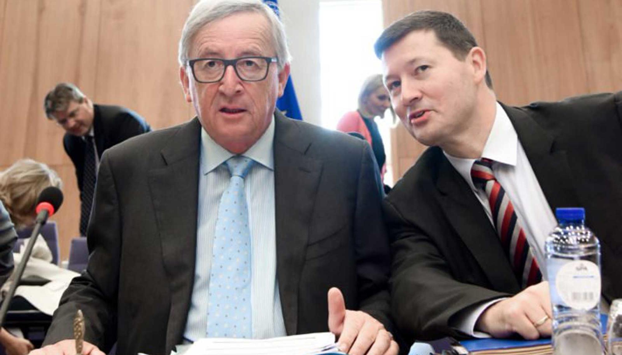 Jean Claude Juncker y Martin Selmayr.