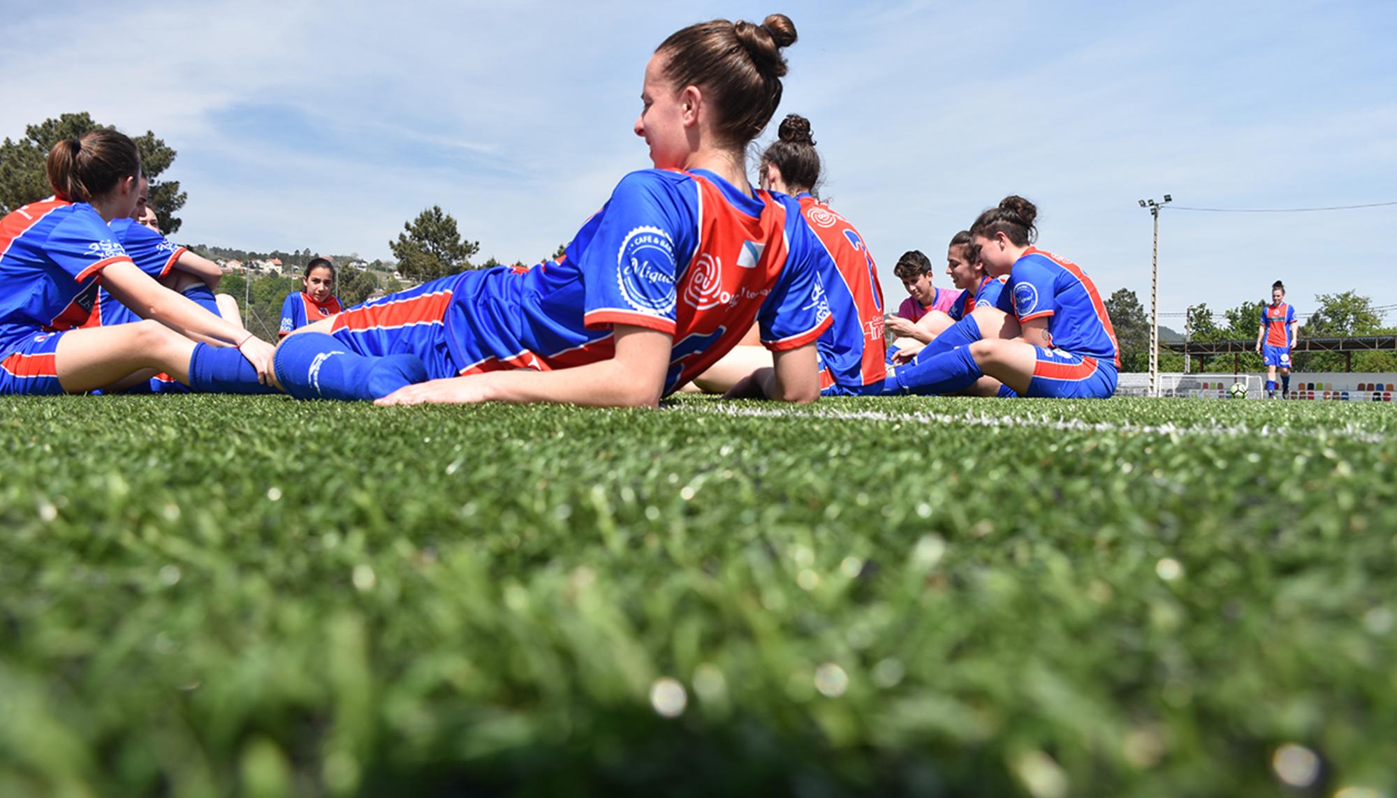 Equipo feminino da UD Ourense