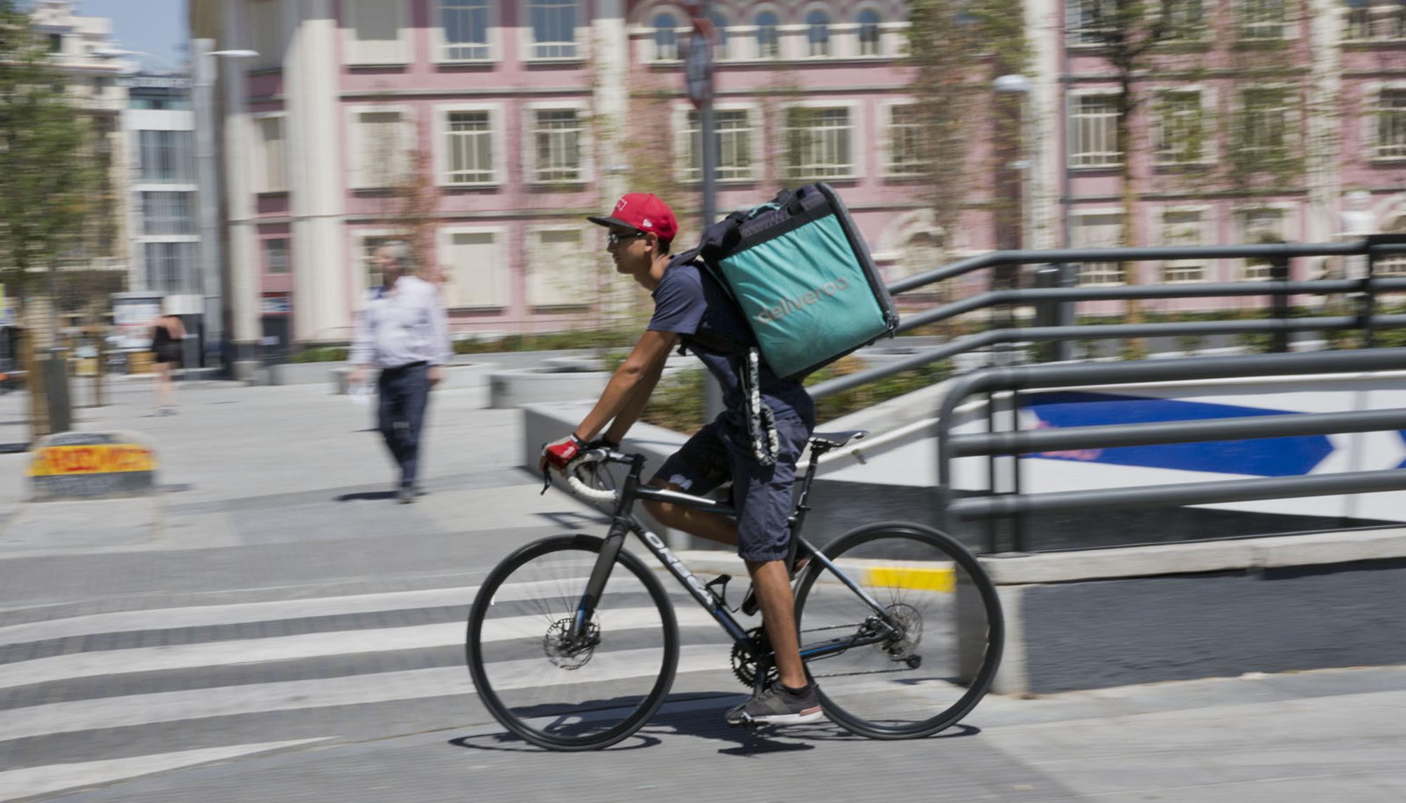 Rider de Deliveroo en Madrid