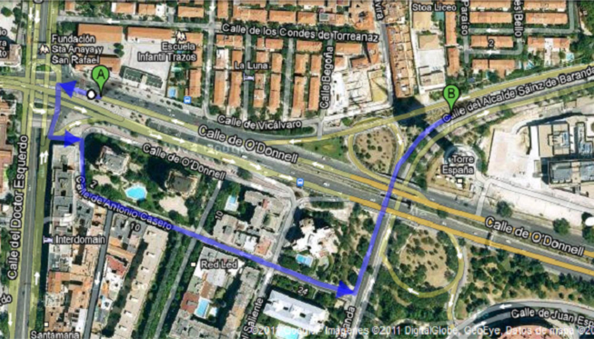Ubicación actual de la finca inventada por Manuel Bruguera Muñoz 