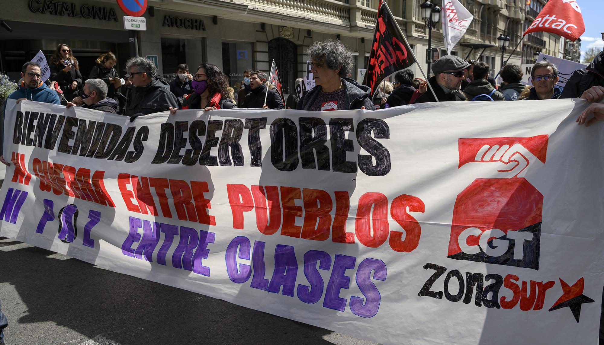 Manifestación Asamblea Popular contra la Guerra de Madrid - 1