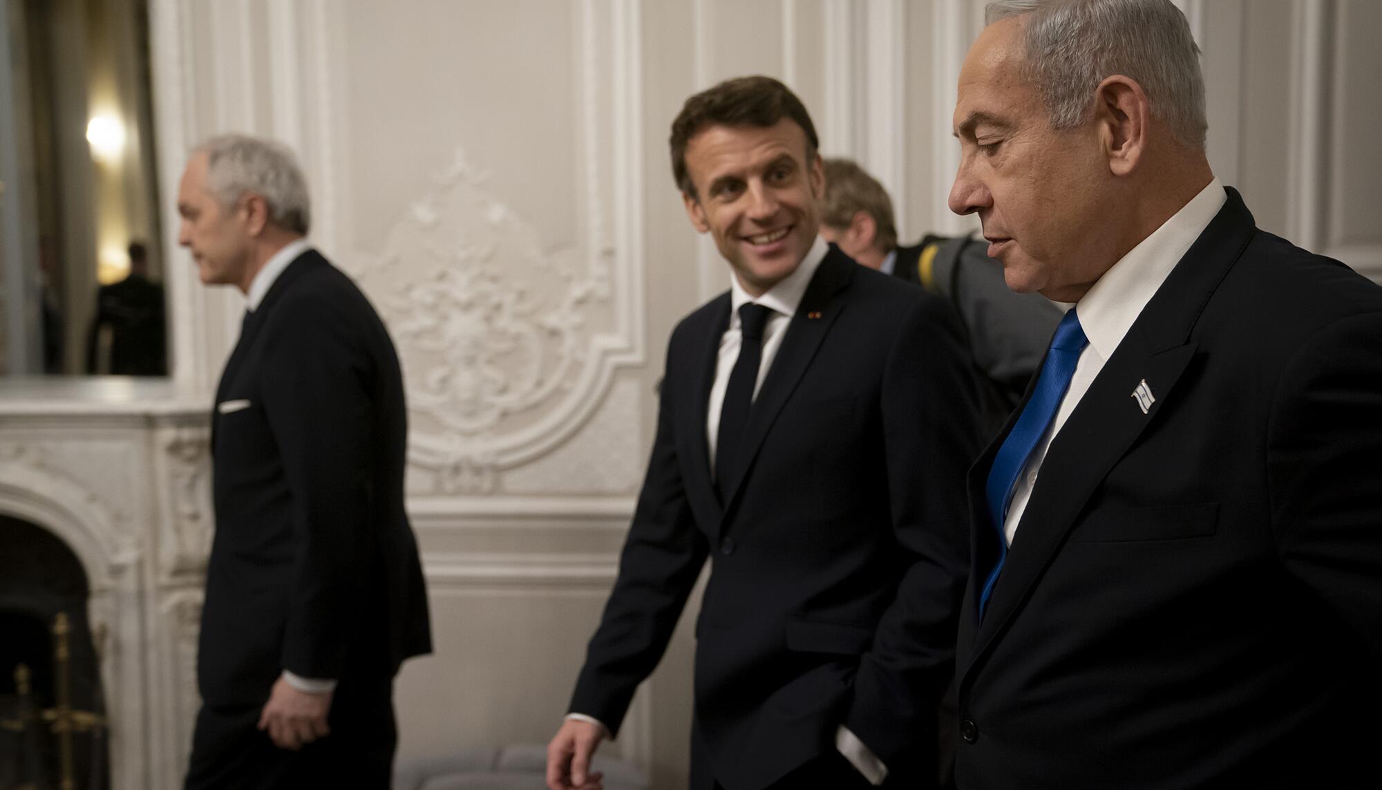 Macron Netanyahu