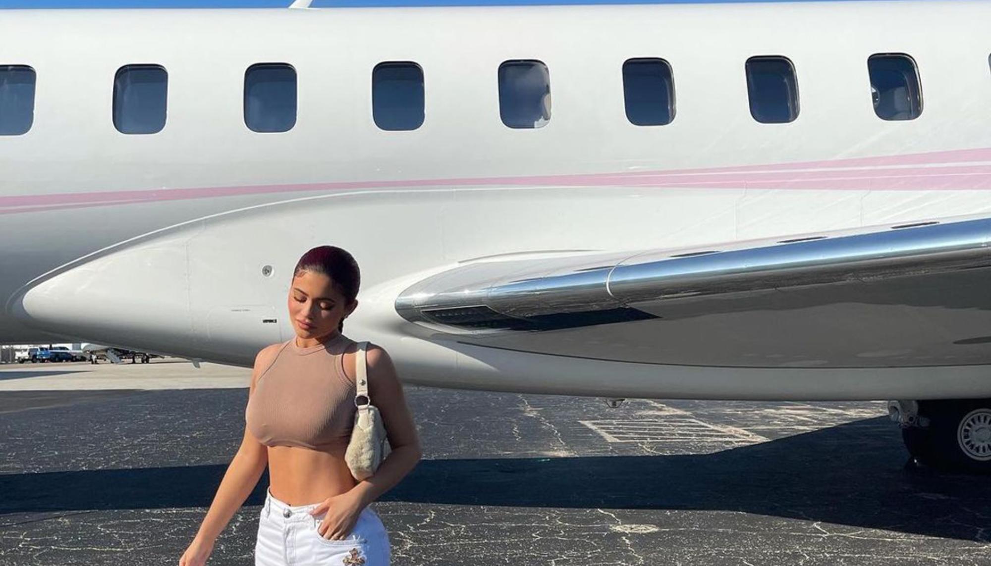 kylie jenner y su jet privado