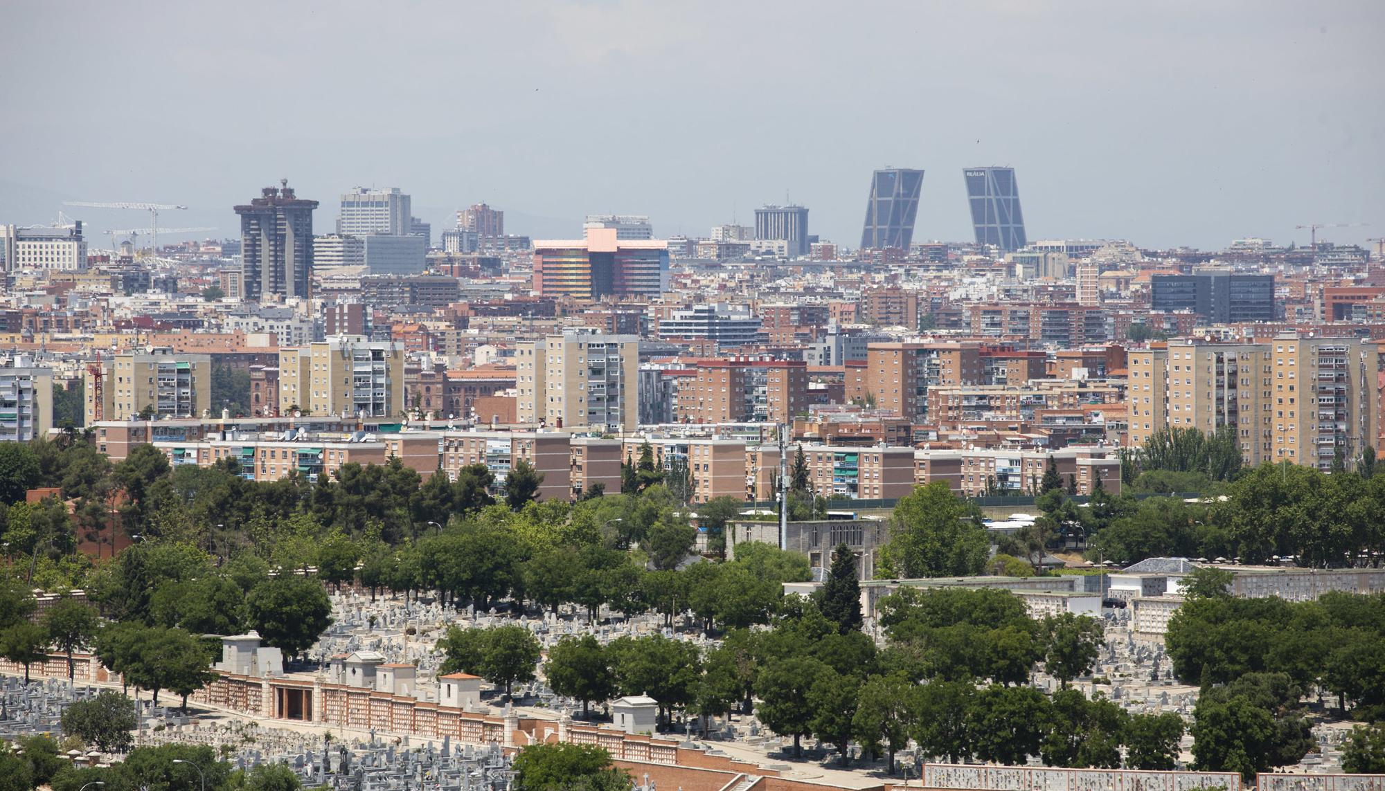 Vista Madrid Moratalaz almudena