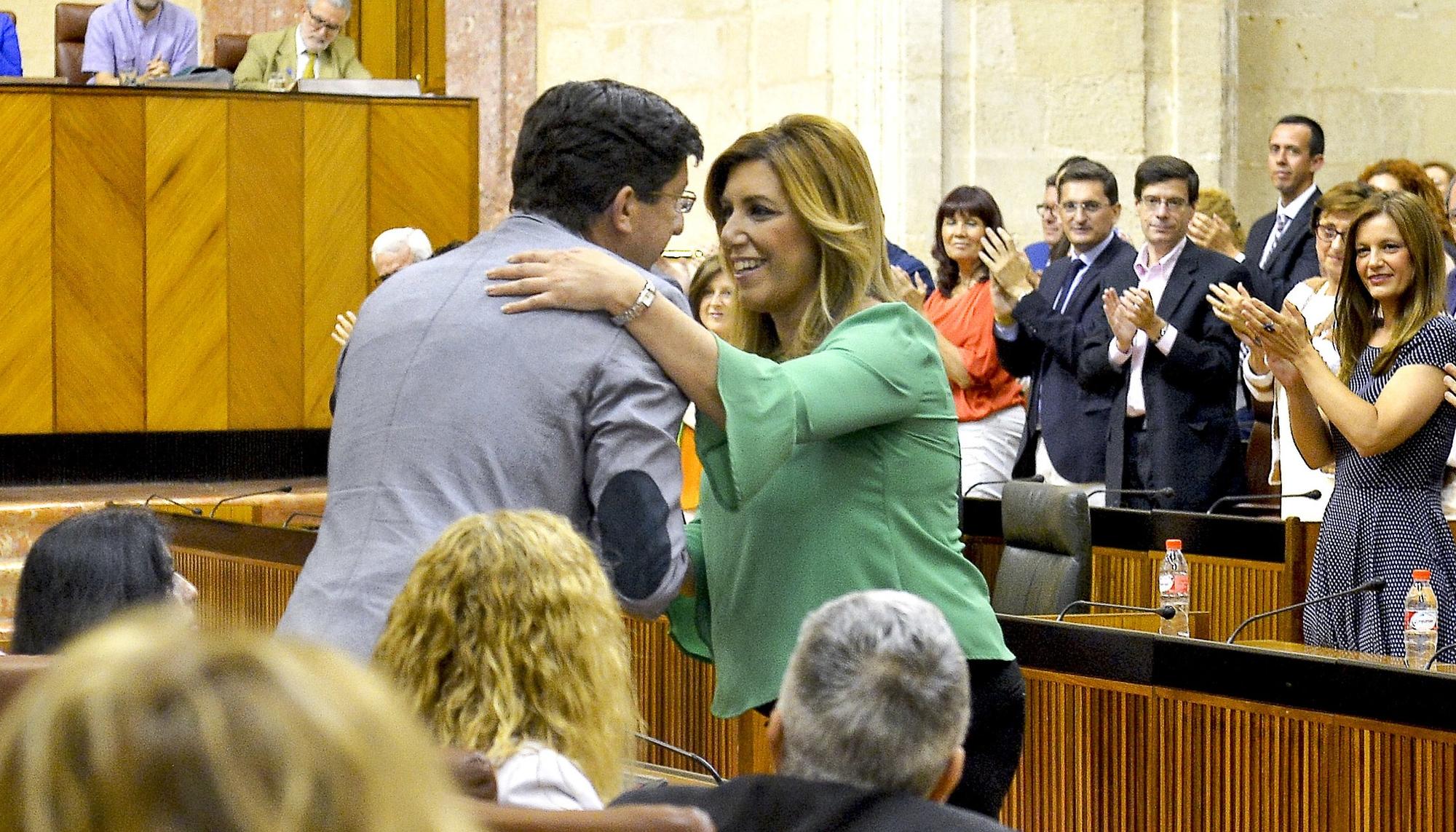 Susana Díaz y Juan Marín