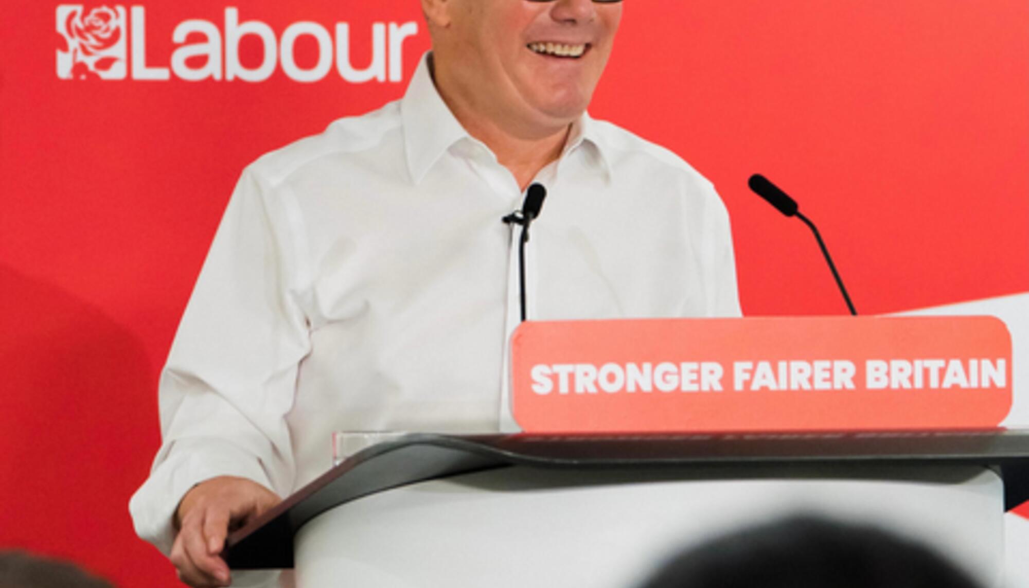 El primer ministro británico Keir Starmer, en un acto del Partido Laborista