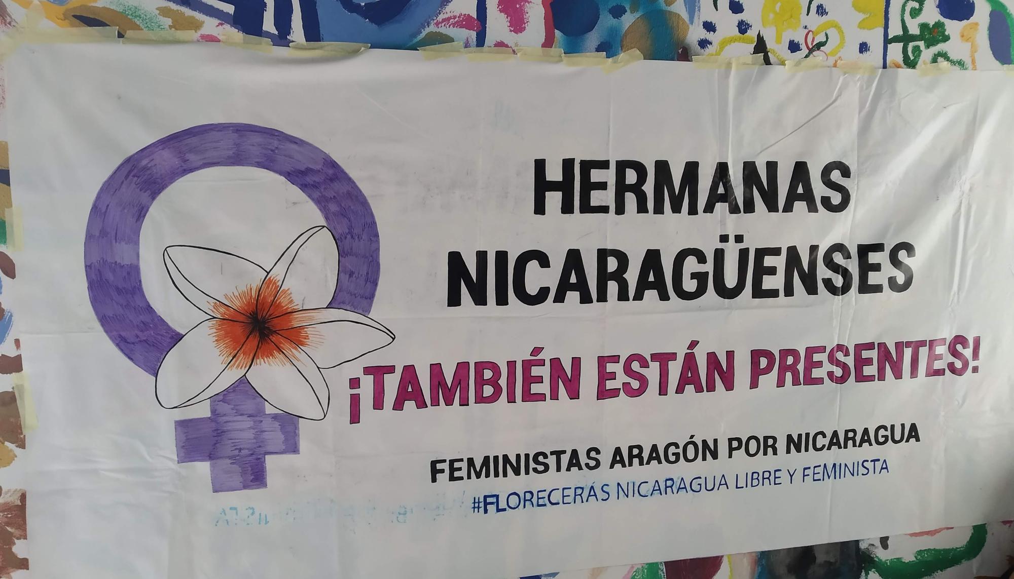 Feministas Aragón por Nicaragua
