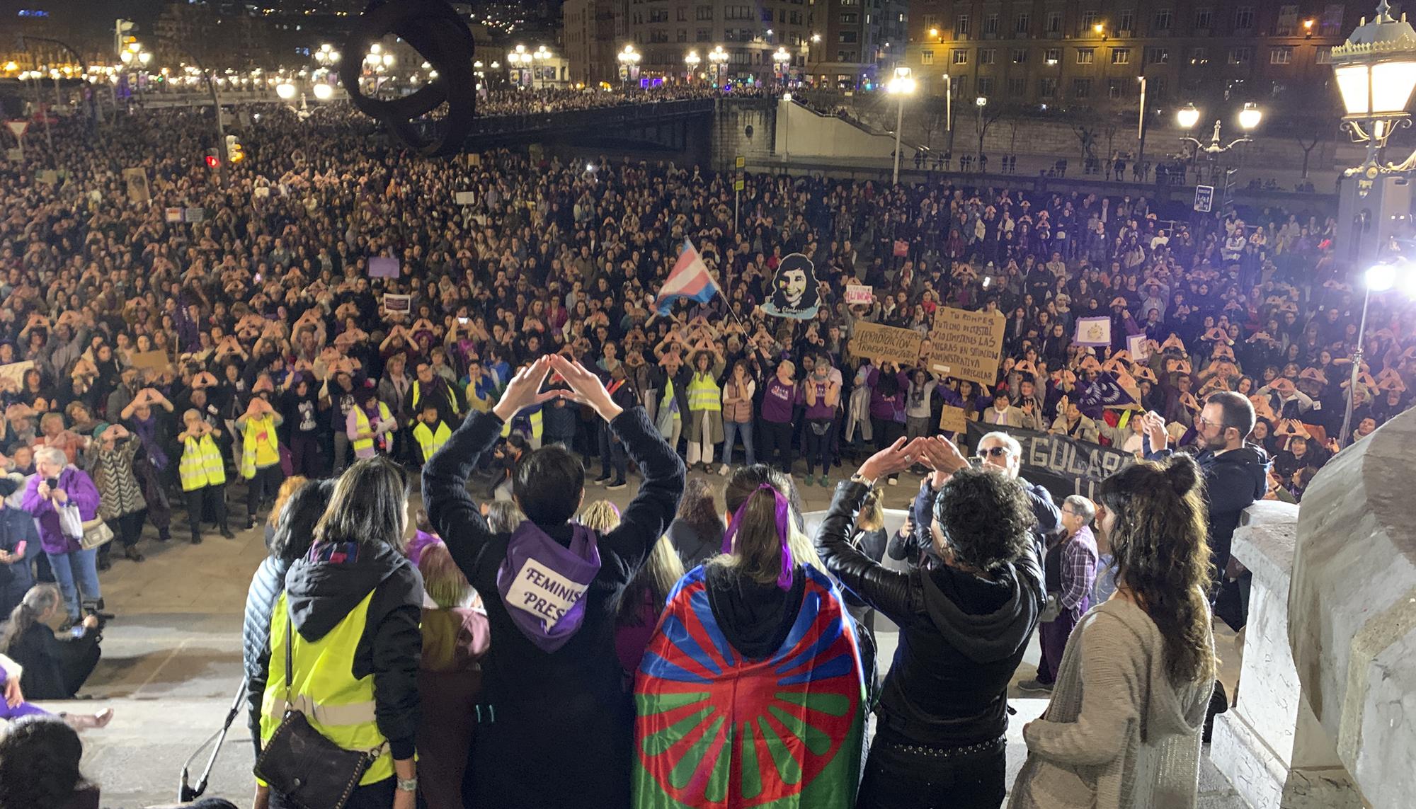 Manifestación 8M en Bilbao