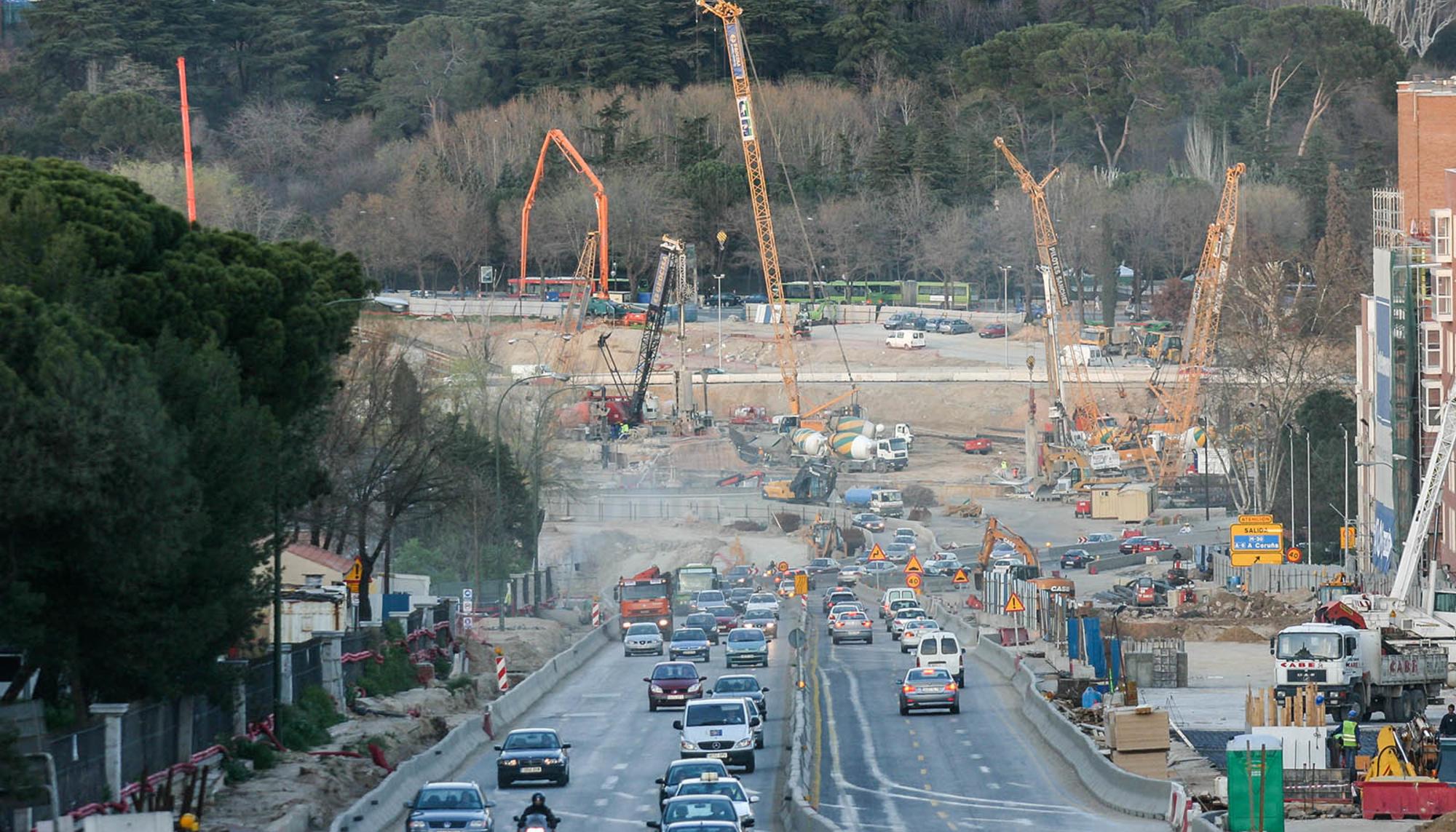 Obras en la M-30