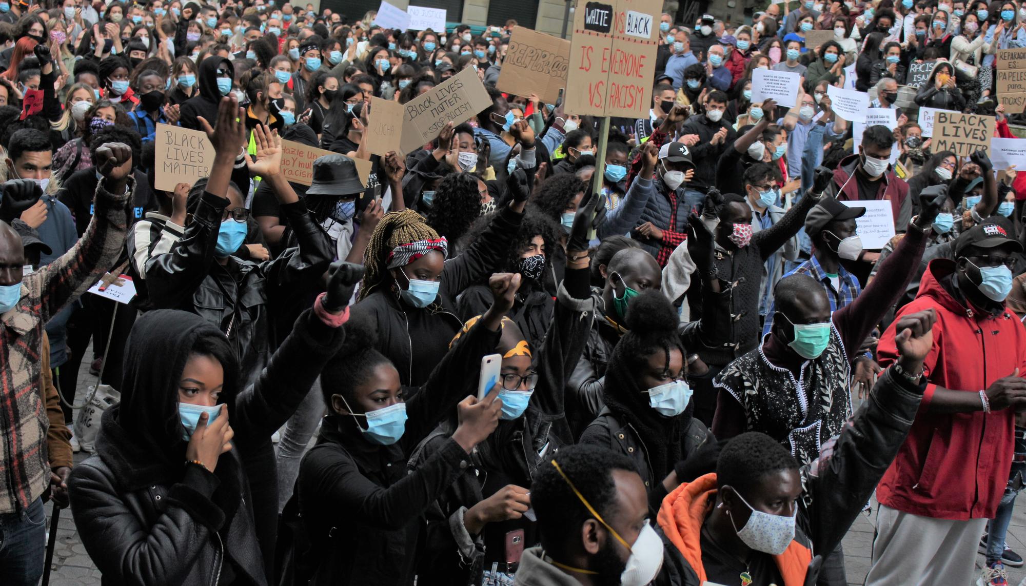 Black Lives Matter en Bilbao