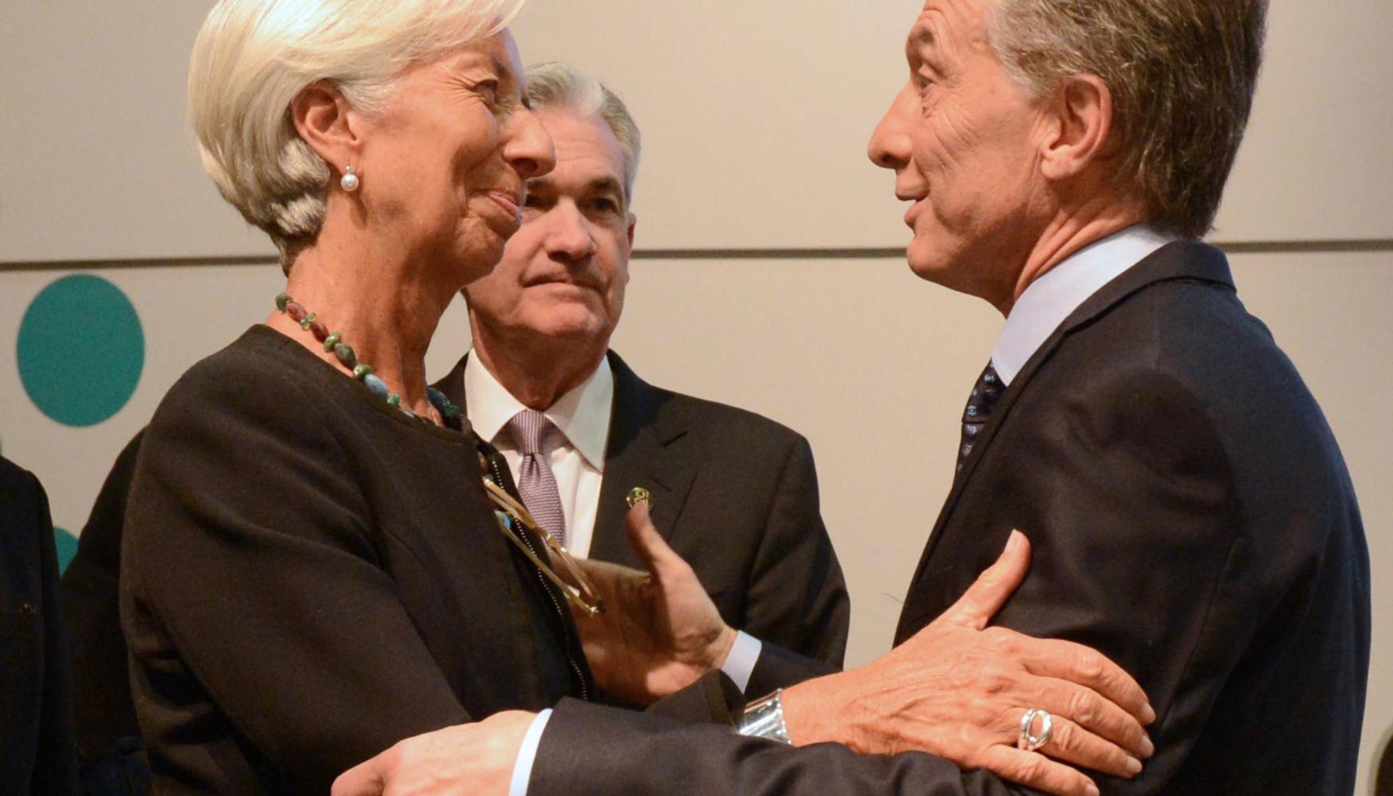 Christine Lagarde y Mauricio Macri