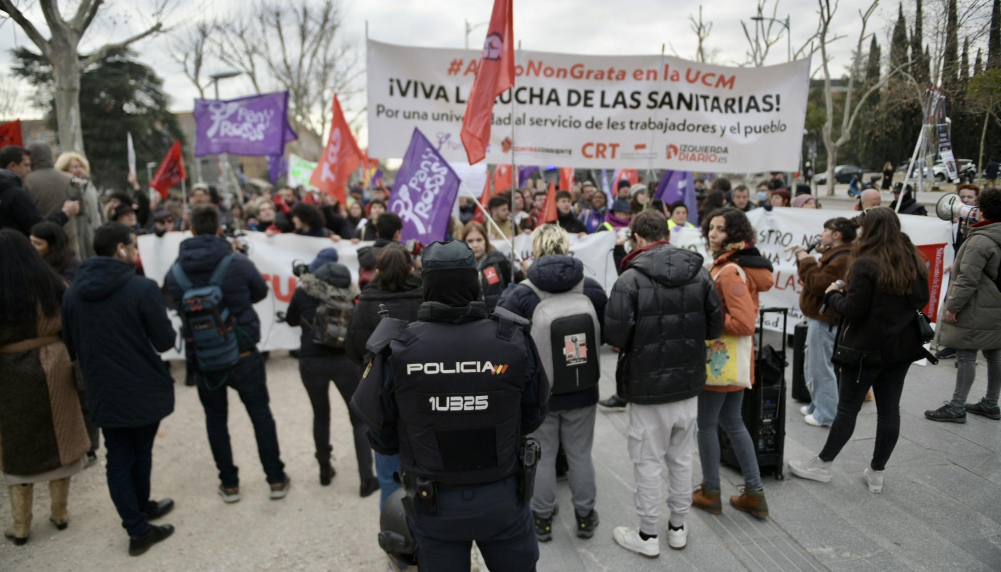 Protesta Complutense Ayuso