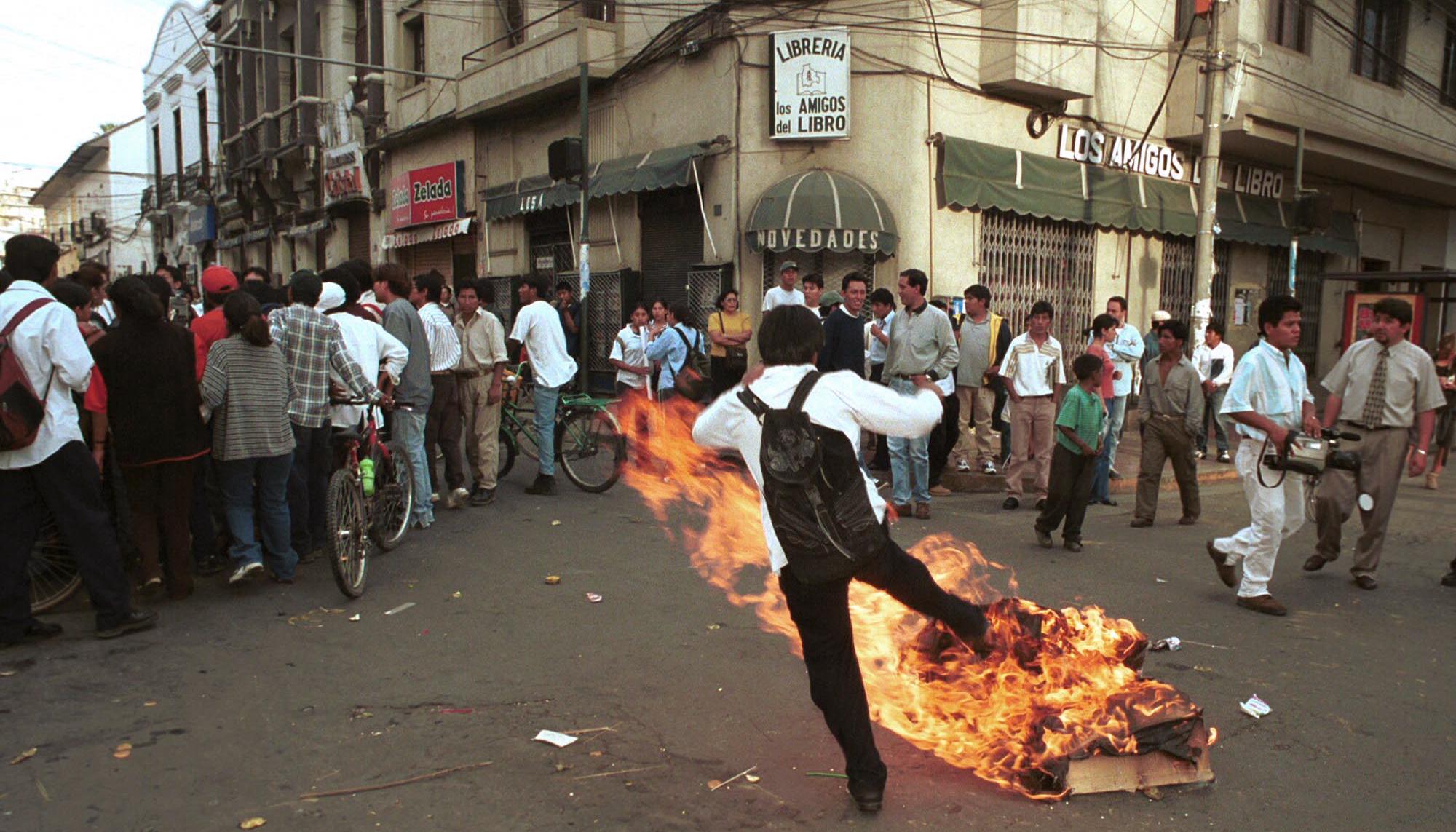 Guerra del agua Cochabamba Bolivia