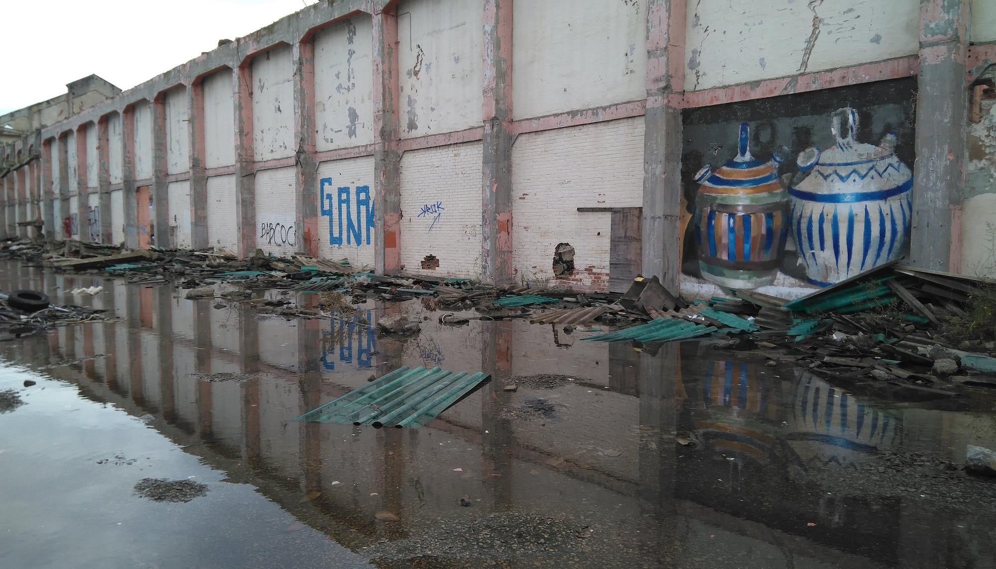 Fábrica abandonada.