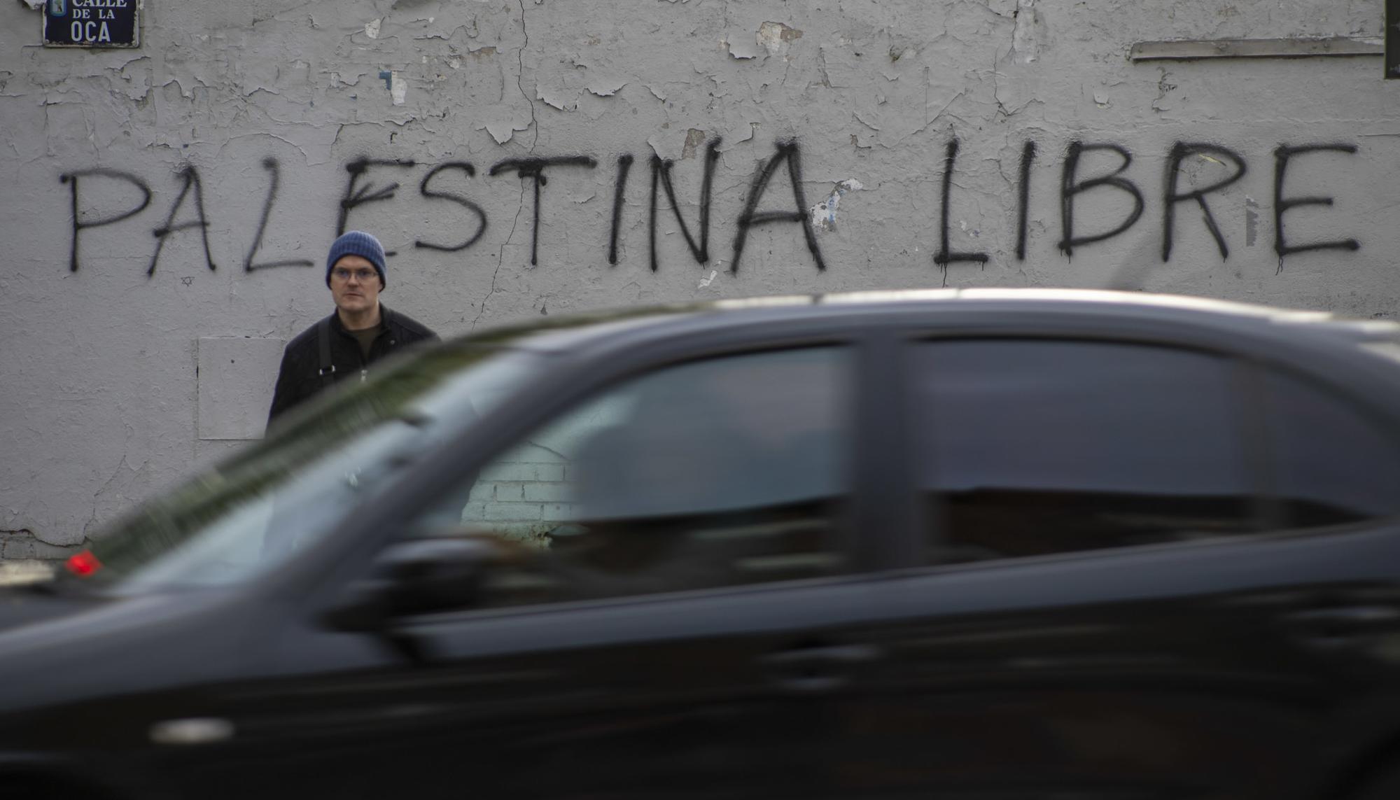 Pintada Palestina Carabanchel