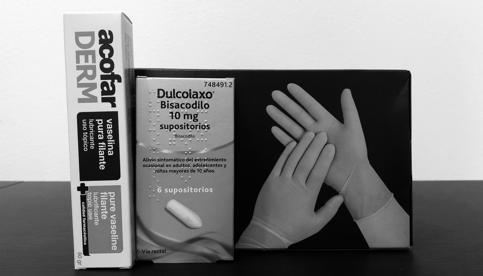 Foto guantes laxantes