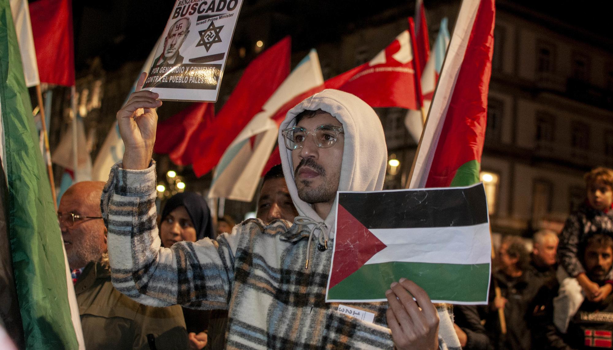 Manifestación palestina galiza 6 de novembro - 2