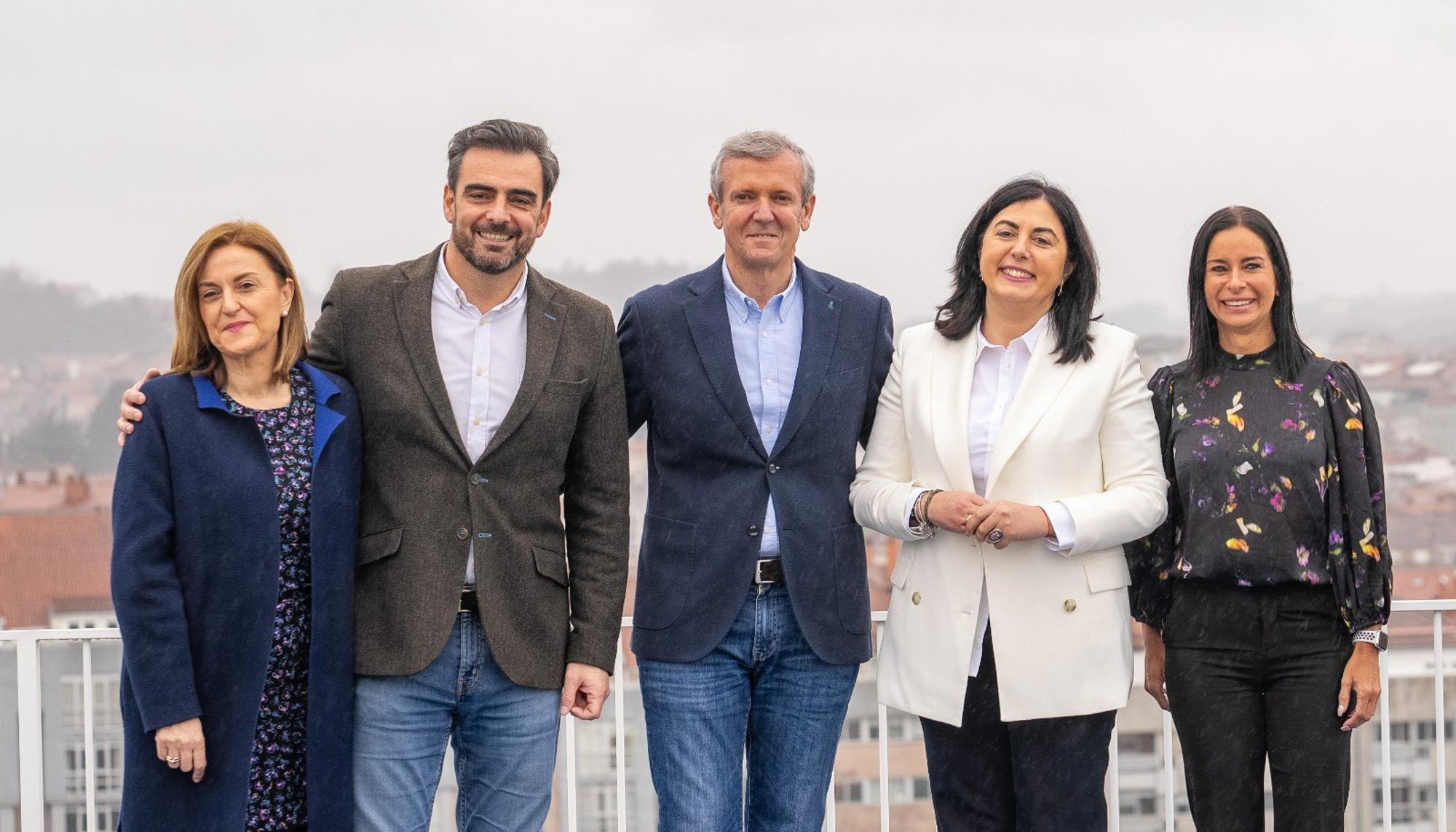 Cabezas de lista del PP en Galicia