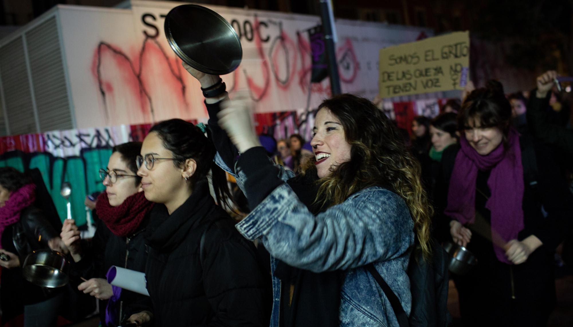 Caceralada por el 8M n la Puerta del Sol, Madrid - 17