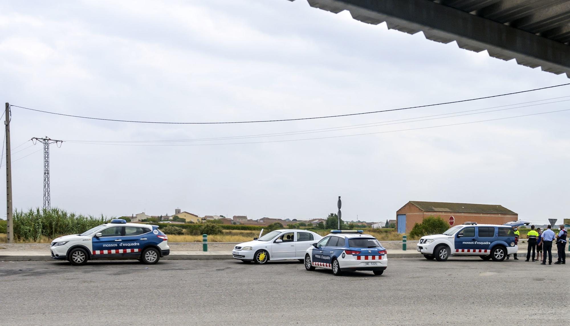 Tráfico carretera policía