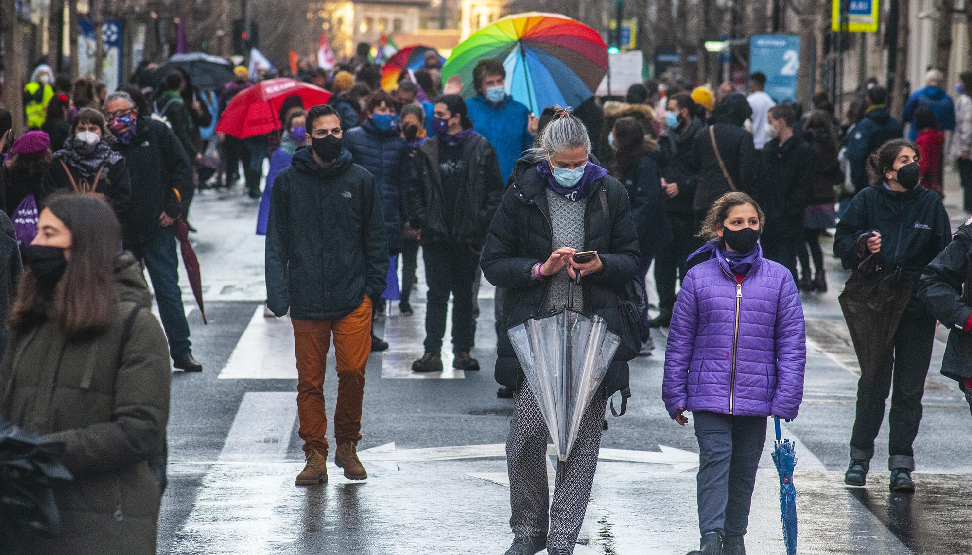 Manifestaciones y concentraciones en Andalucía por motivo del 8M - 2