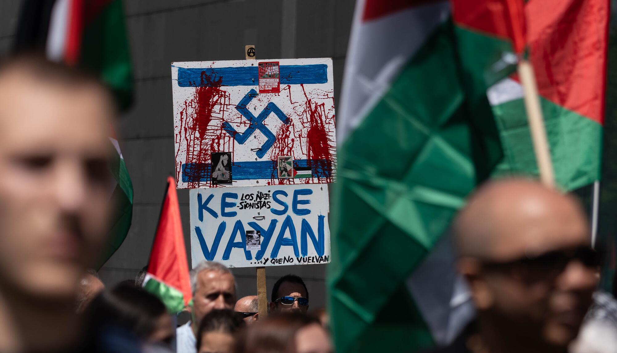 Manifestación por Palestina en Iruñea - 2