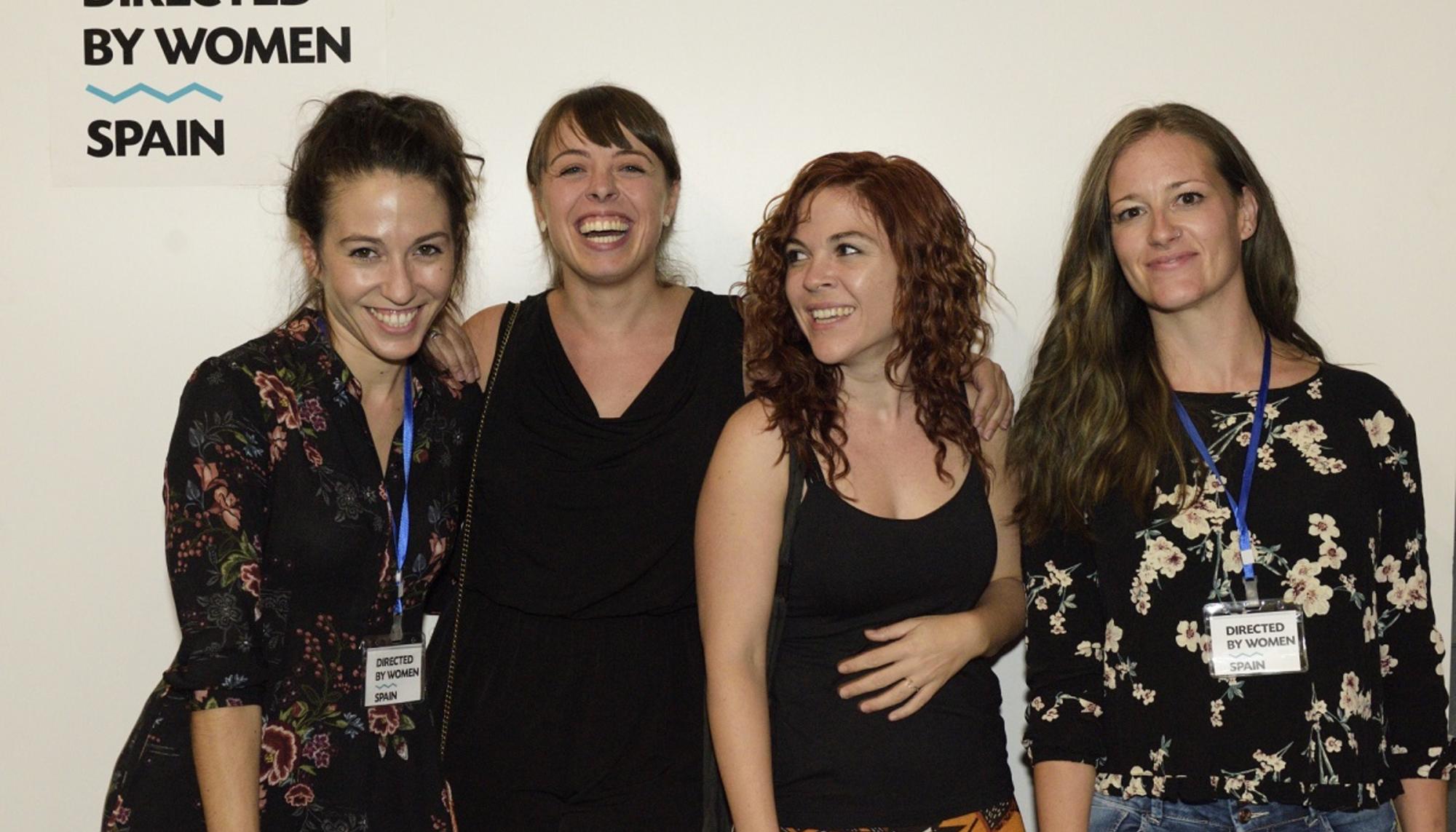 Equipo del Directed by Women Spain: a la derecha, Sara Bamba.