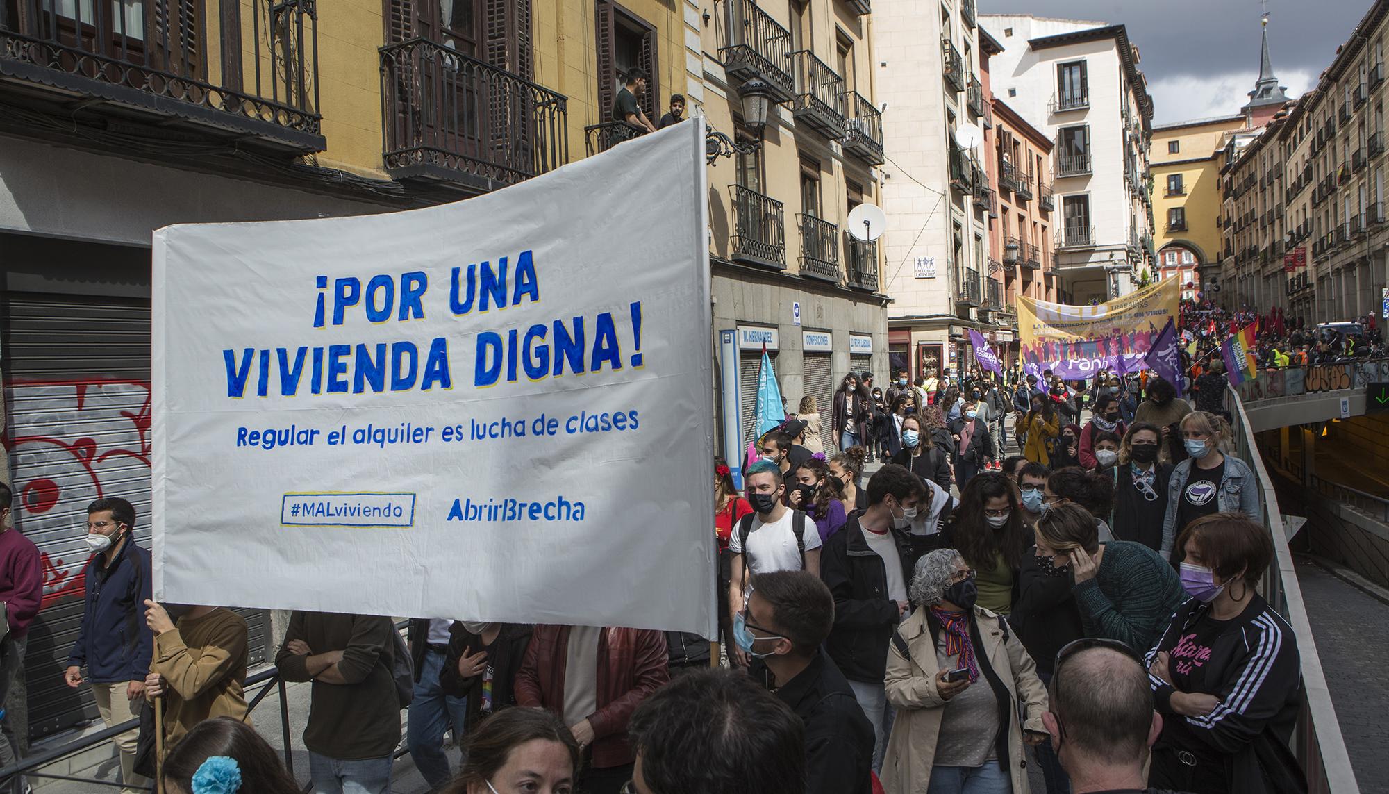 manifestación por un 1ºde Mayo interseccional y de clase - 2