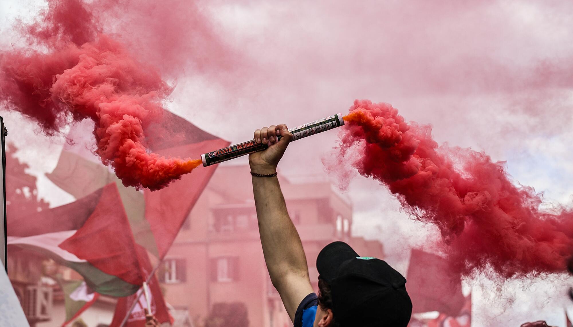 Manifestación antifascista en Roma - 17