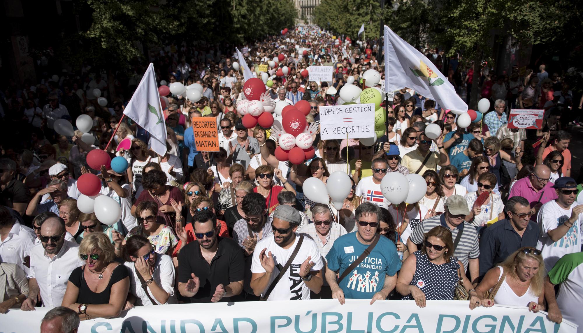 Marea Blanca en Granada