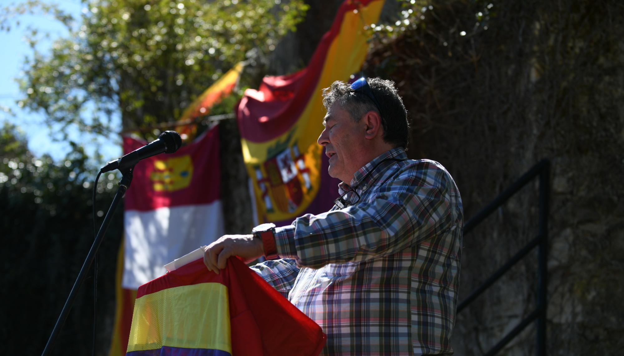 José María González, de la Asociación de Familias de Represaliados en Valdenoceda