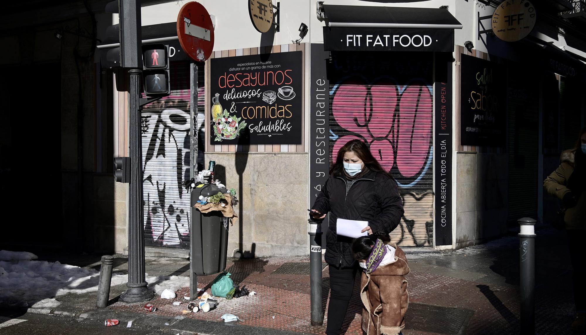 Basura en la calle