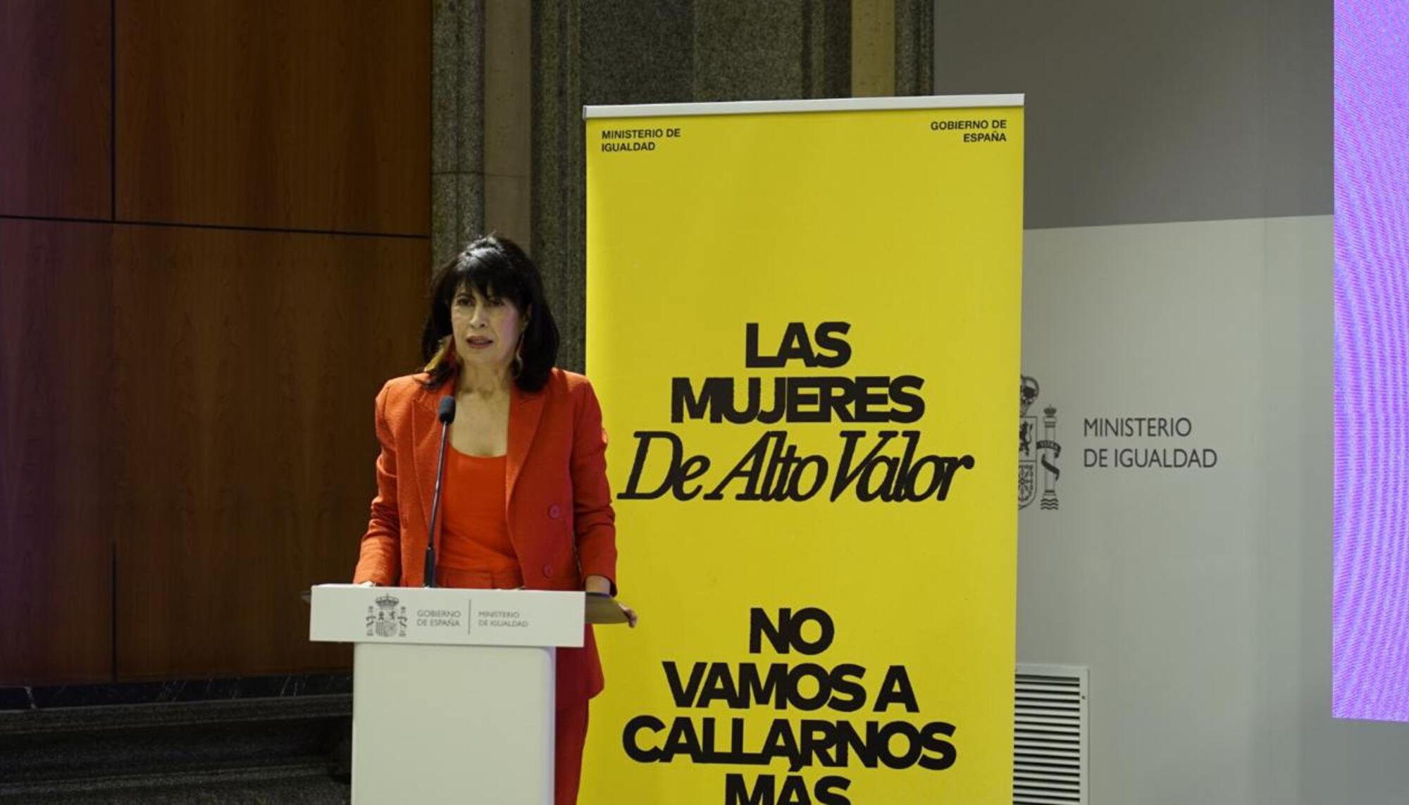 Ana Redondo Ministra Igualdad campaña